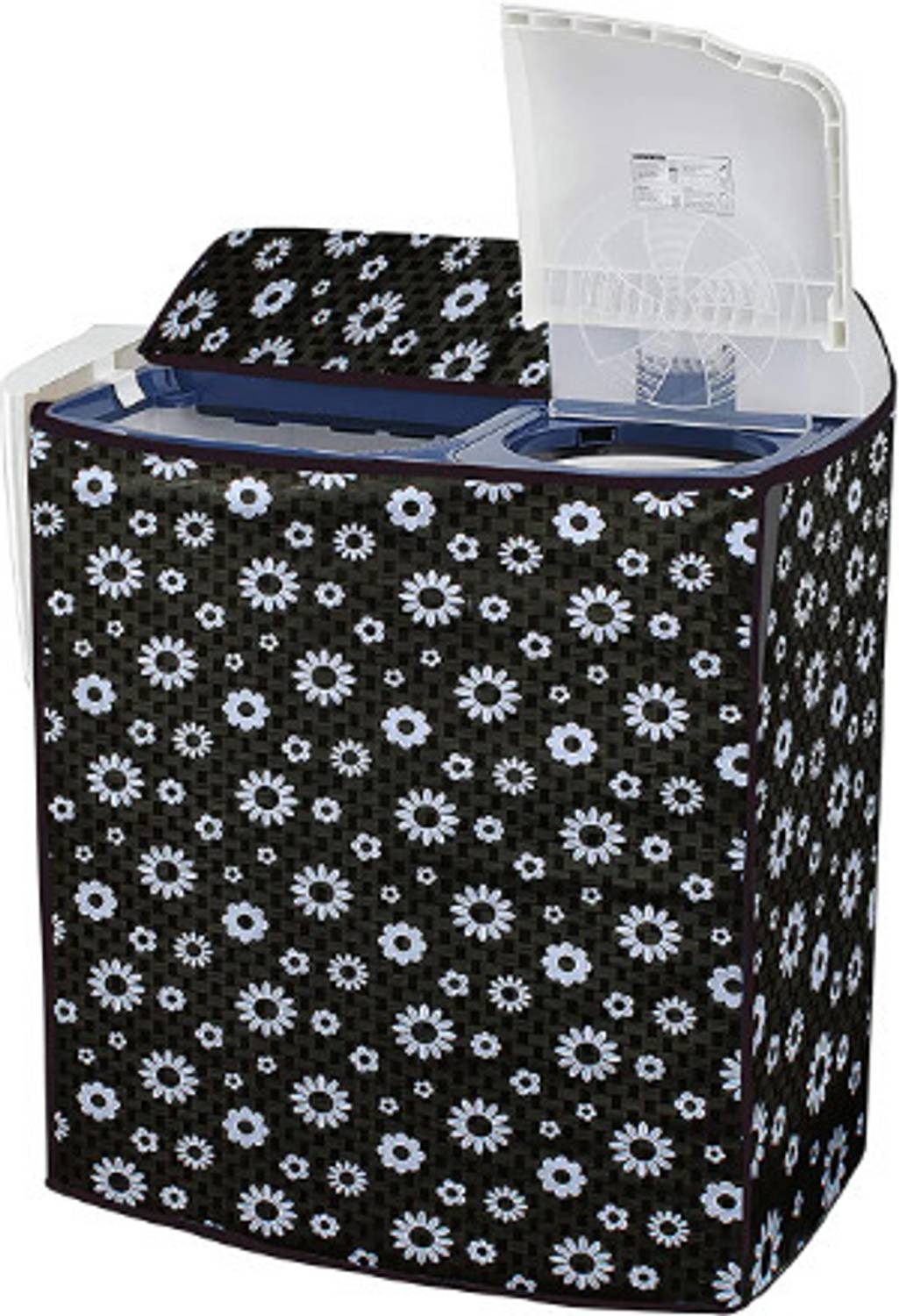 aradhya traders Semi-Automatic Washing Machine Cover for 7 to 8.5 kg
