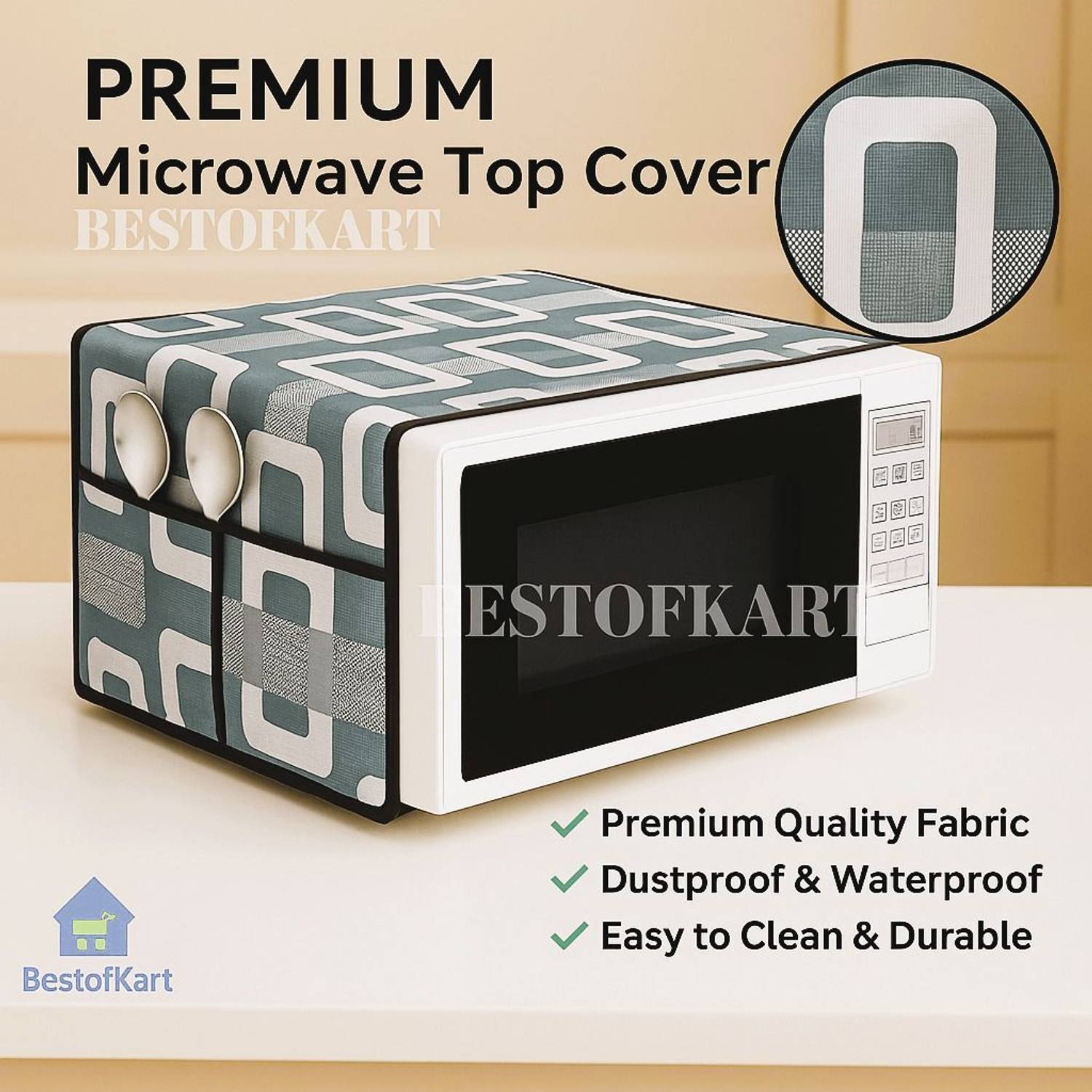BESTOFKART Microwave Oven  Cover
