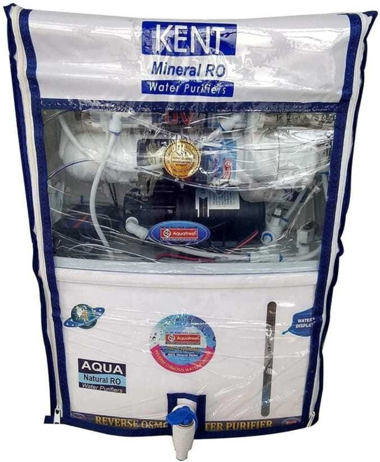 Image of cm enterprises Water Purifier Cover (Width: 38 cm, WHITE)