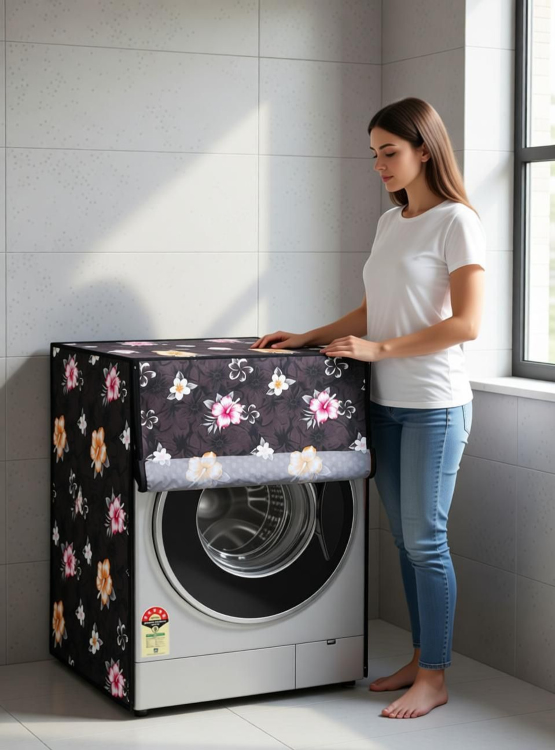 Image of Homeify Front Loading Washing Machine Cover