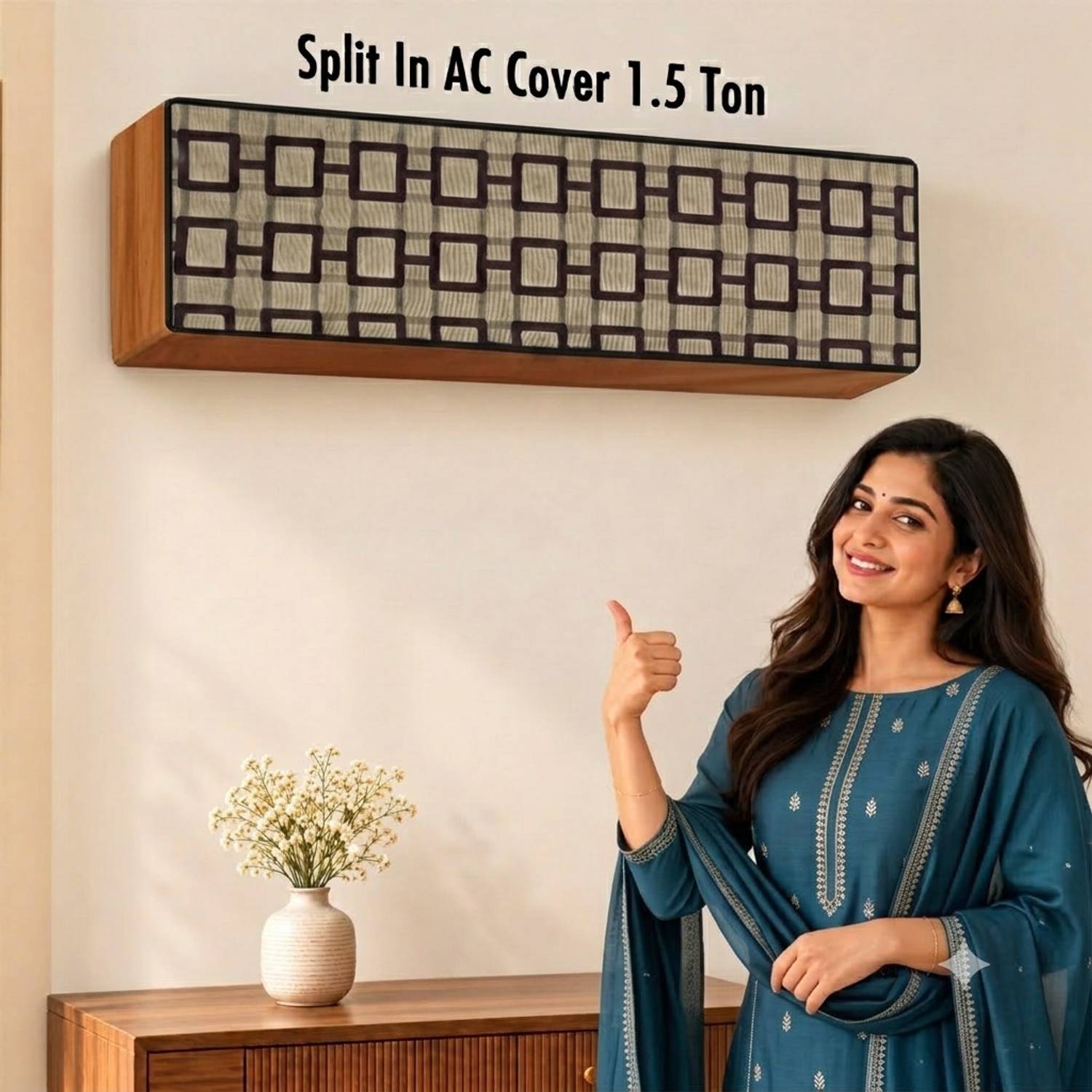 CASA FURNISHING Air Conditioner  Cover for 1.5 Ton