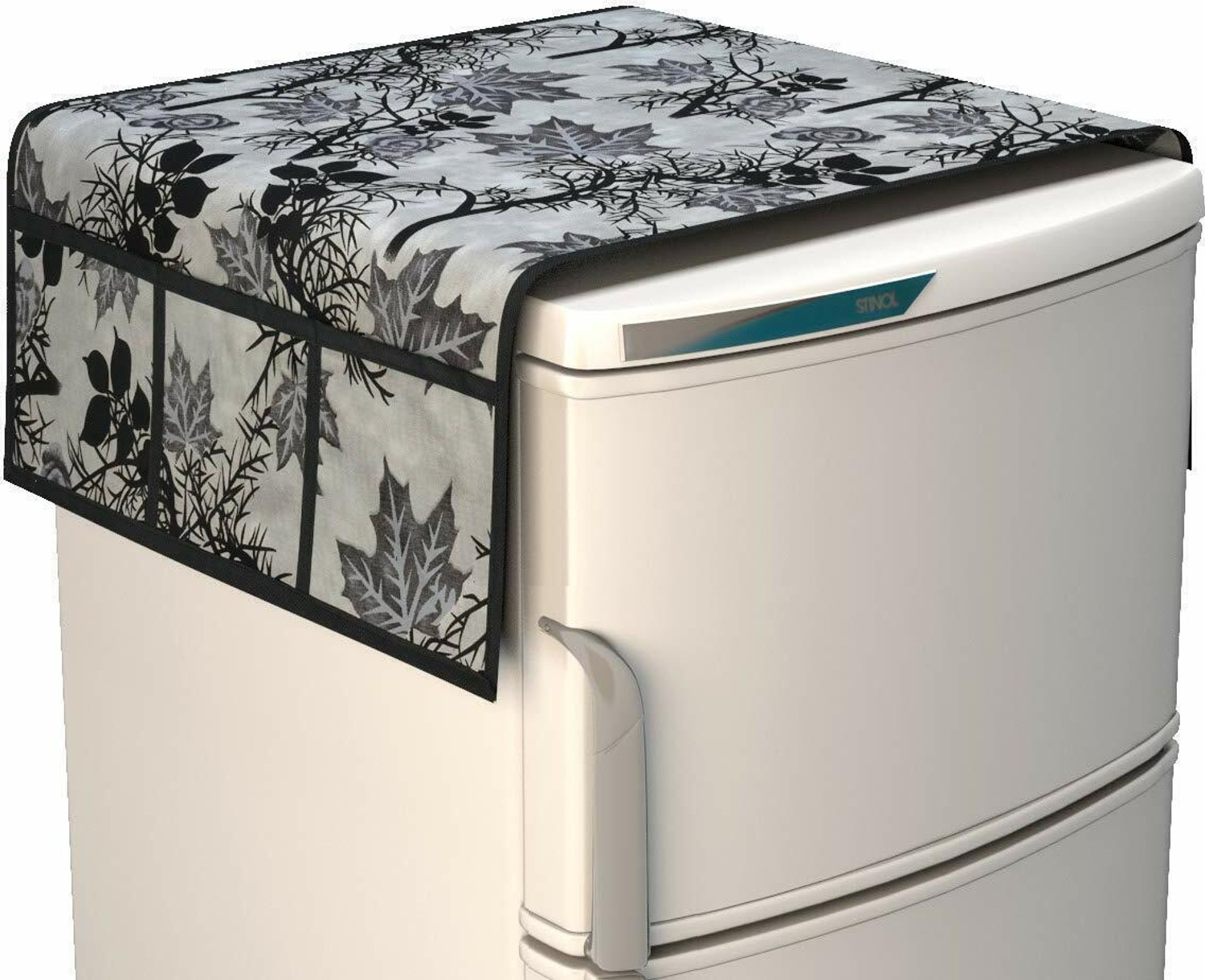 Image of XMBUG Refrigerator Cover (Width: 95 cm, Black)