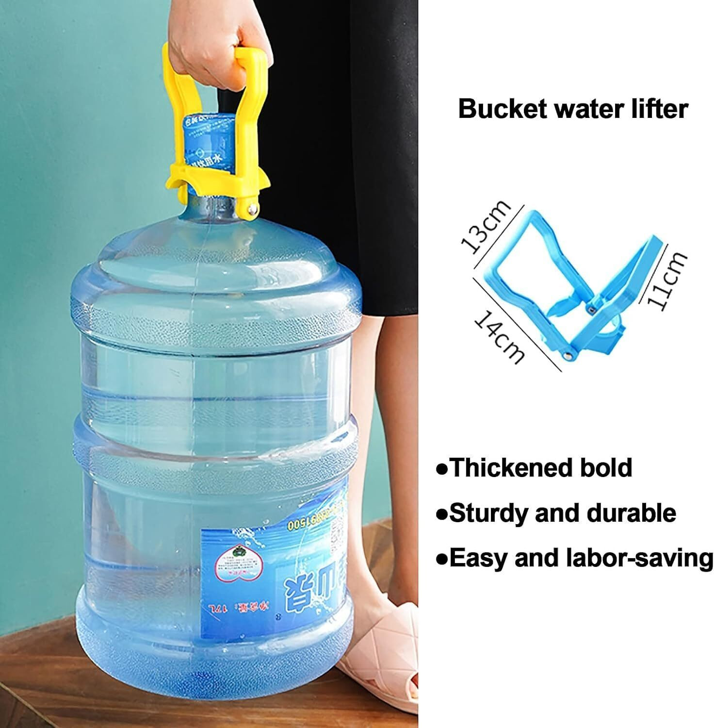 Image of JANMESH ENTERPRISES Water can Lifting Holder Carry Bottled Pail Bucket Handle (20Ltr Bottle Lifter) Appliance Knob