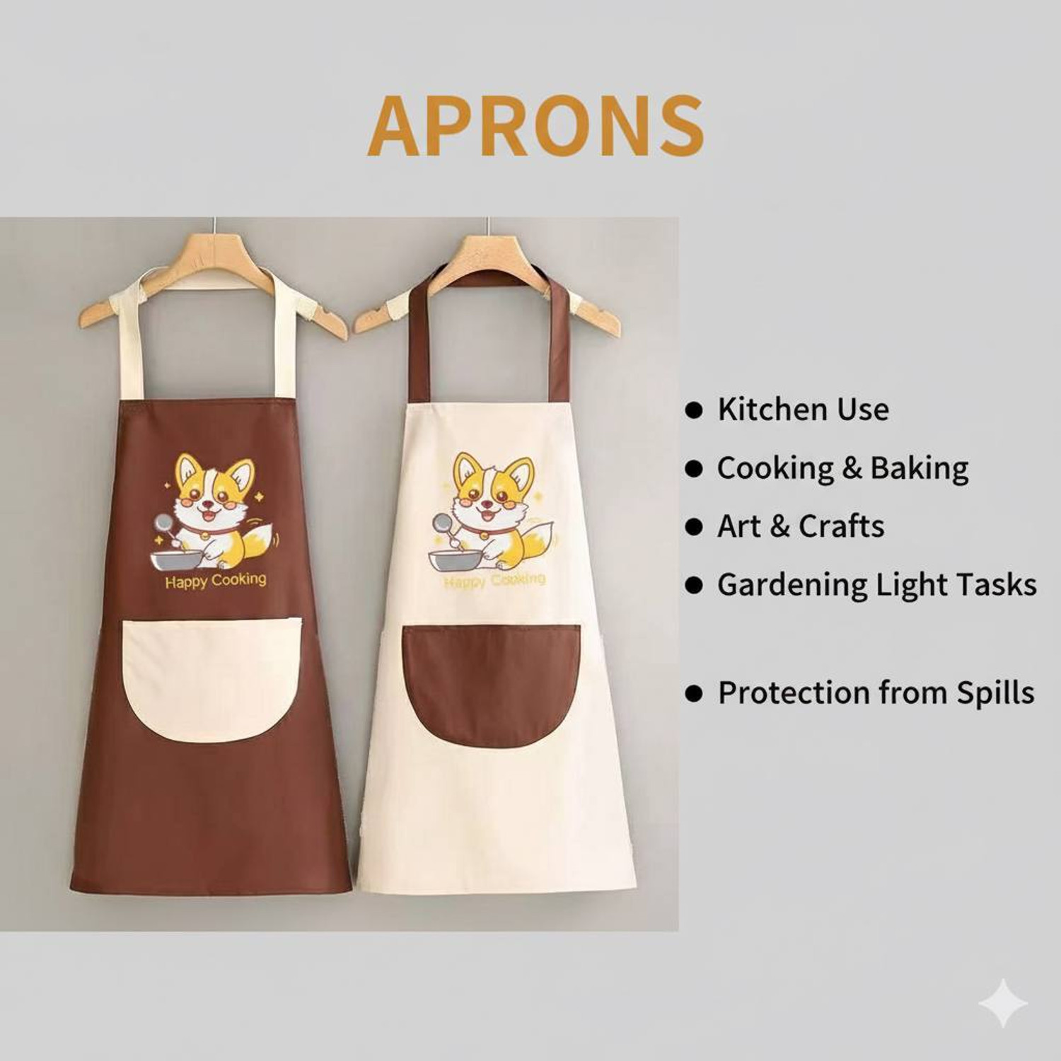 Image of HAVENSTONE Polyester Chef's Apron - Free Size