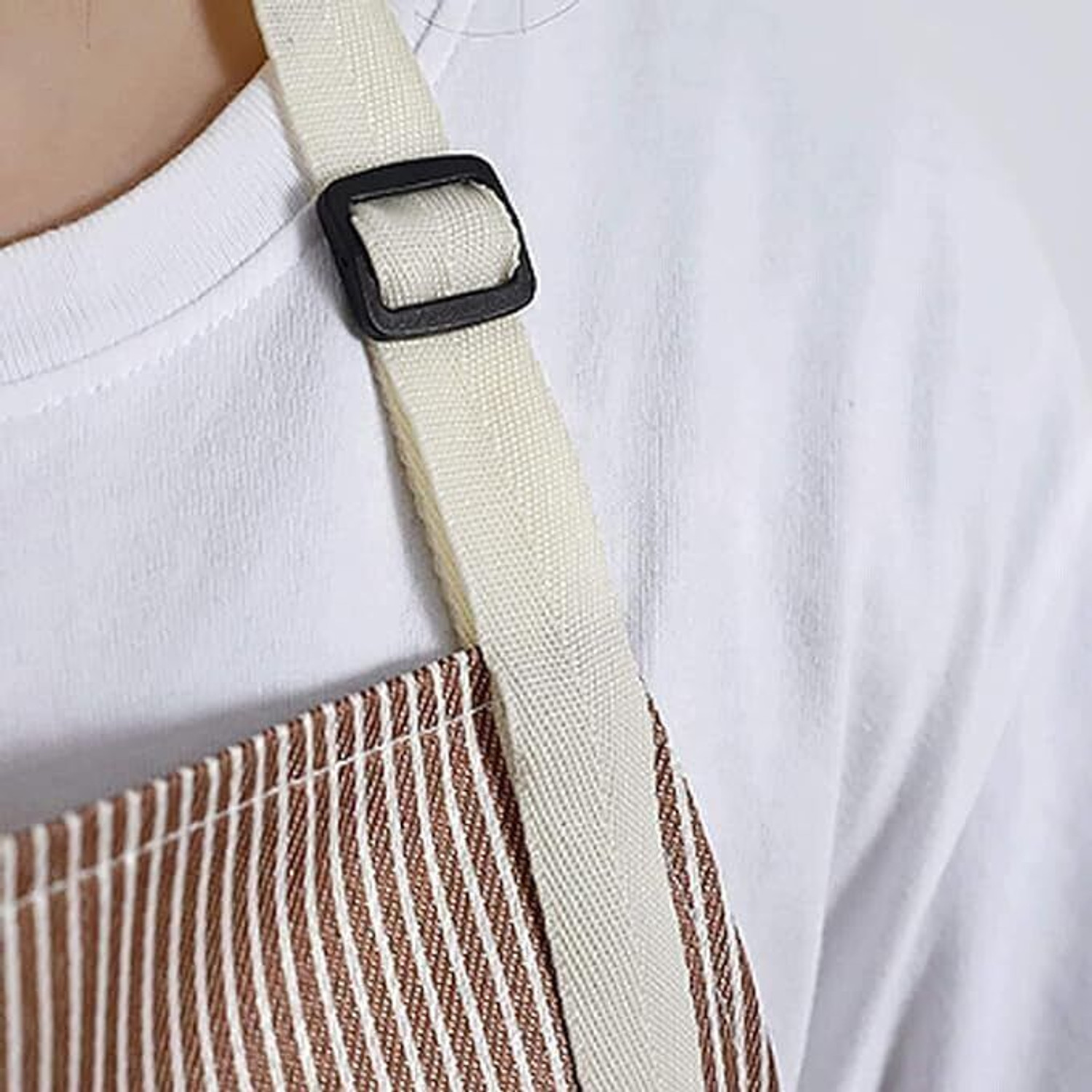 Image of SYAMBABA Cotton Home Use Apron - Free Size