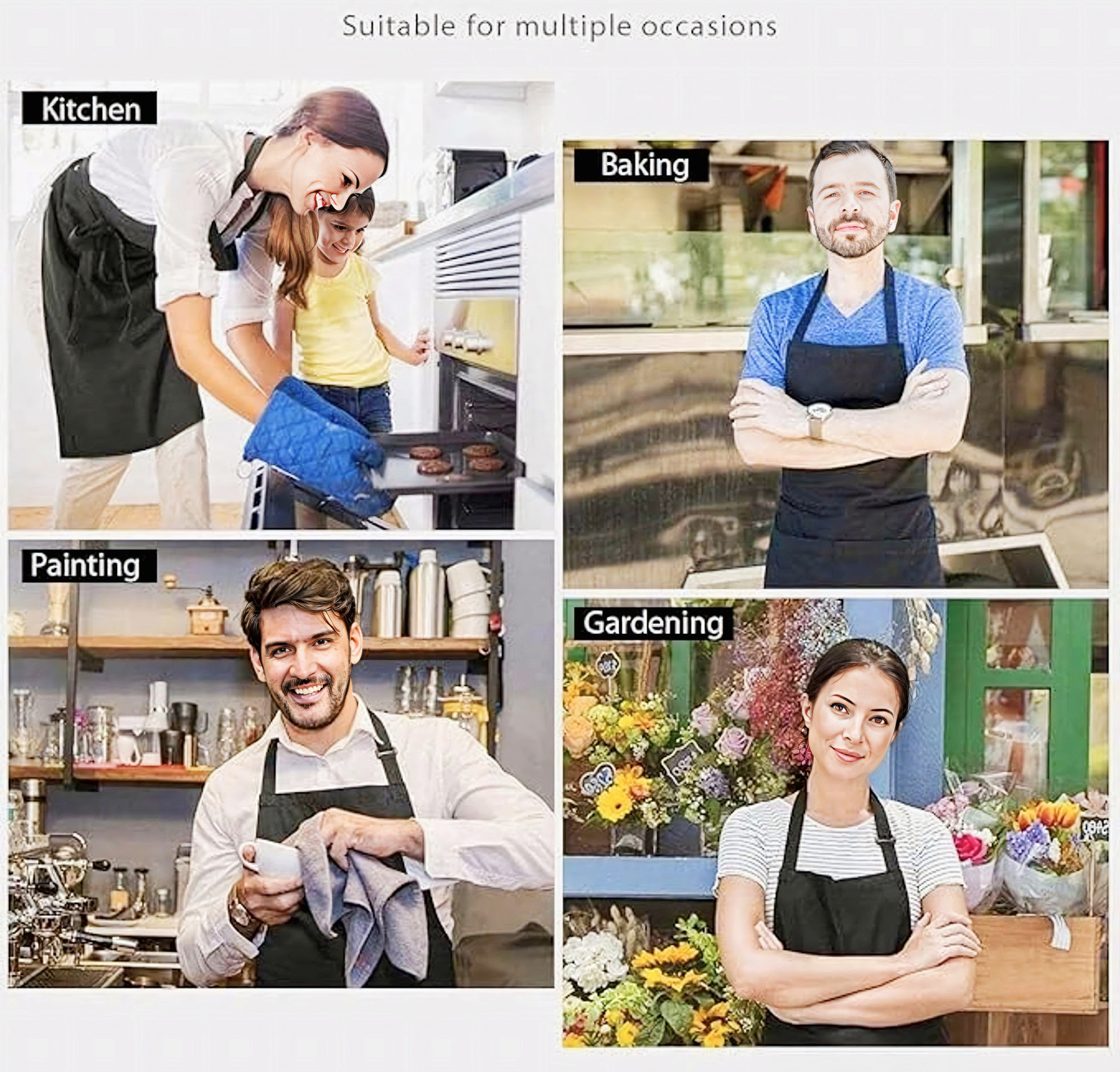 Image of Qmato PVC Home Use Apron - Free Size