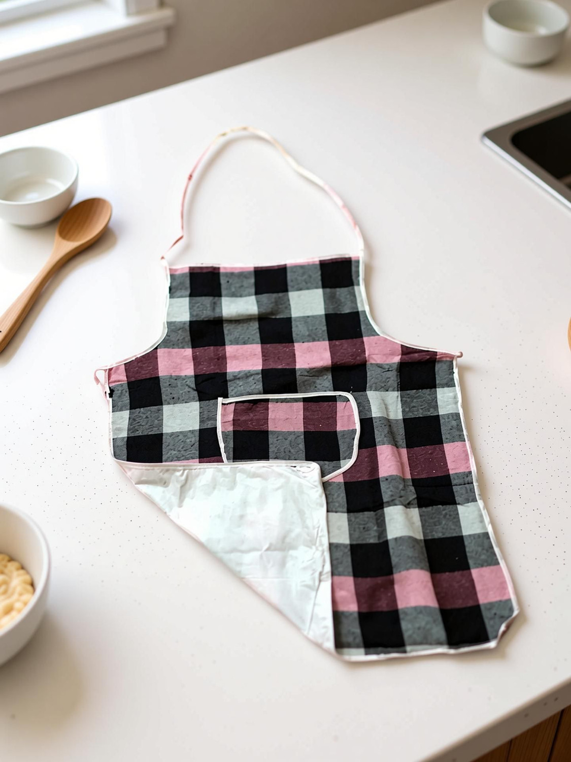Image of Walton Cotton Home Use Apron - Free Size