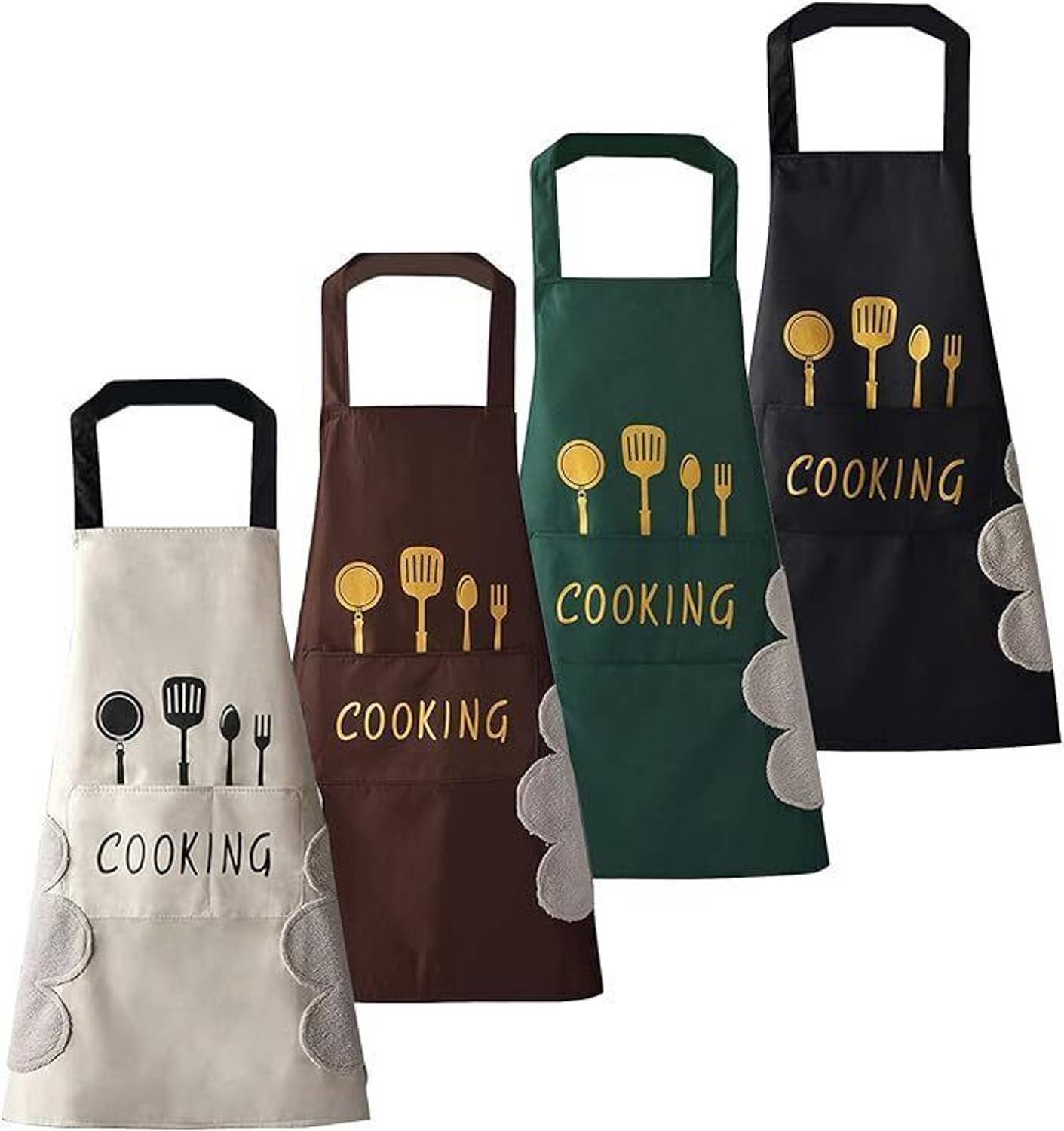 Anuakho Polyester Chef's Apron - Free Size