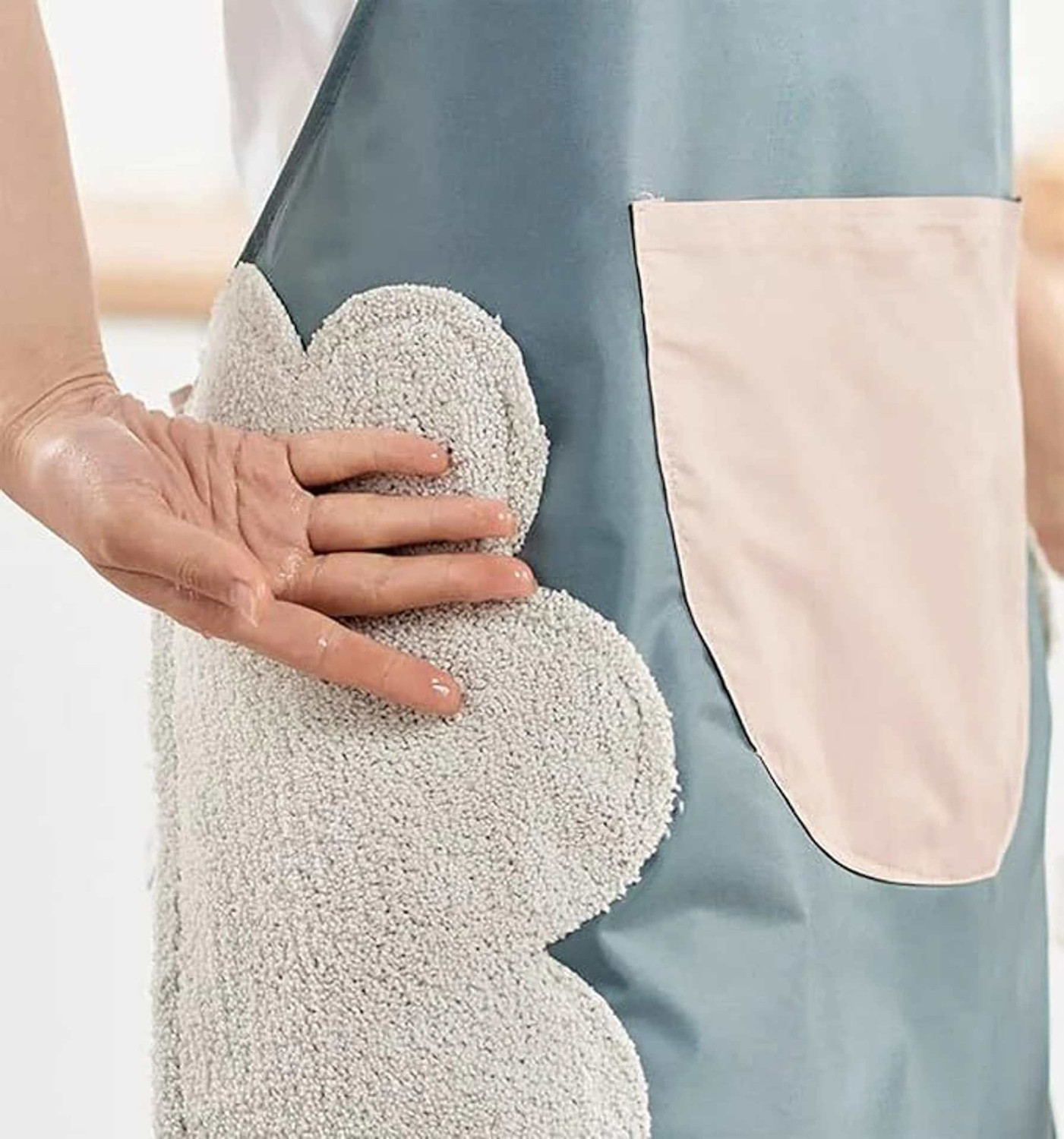 Image of ONIQUID Polyester Home Use Apron - Free Size
