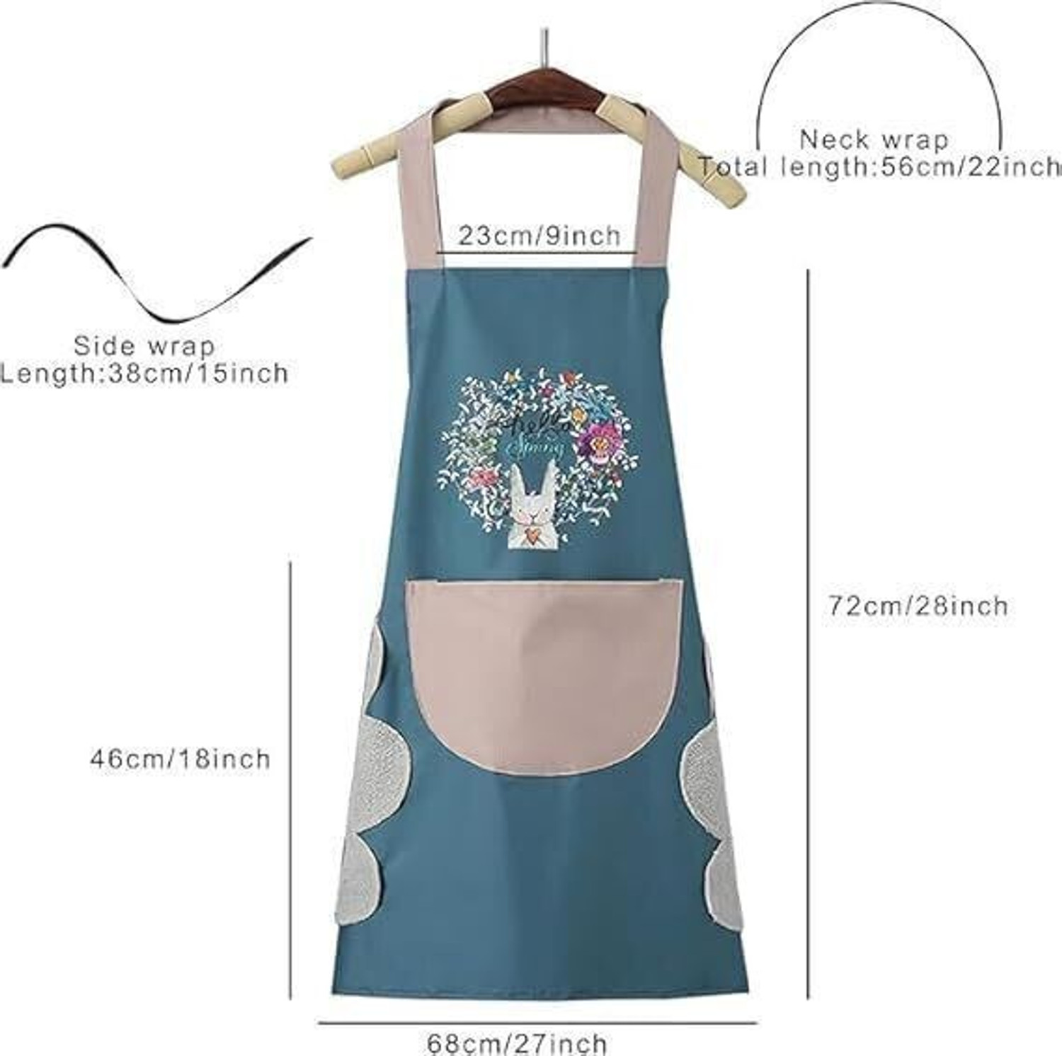 Image of R C Online Polyester Home Use Apron - Free Size