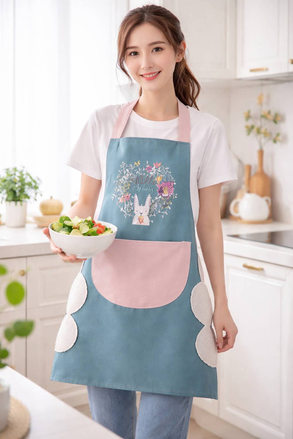 BETHAKJI Polyester Home Use Apron - Medium