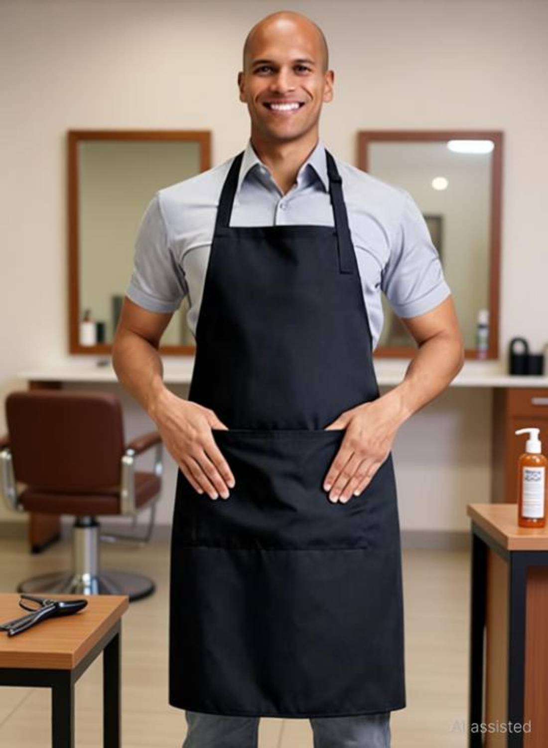 ahsindustries PVC Grooming Apron - Free Size