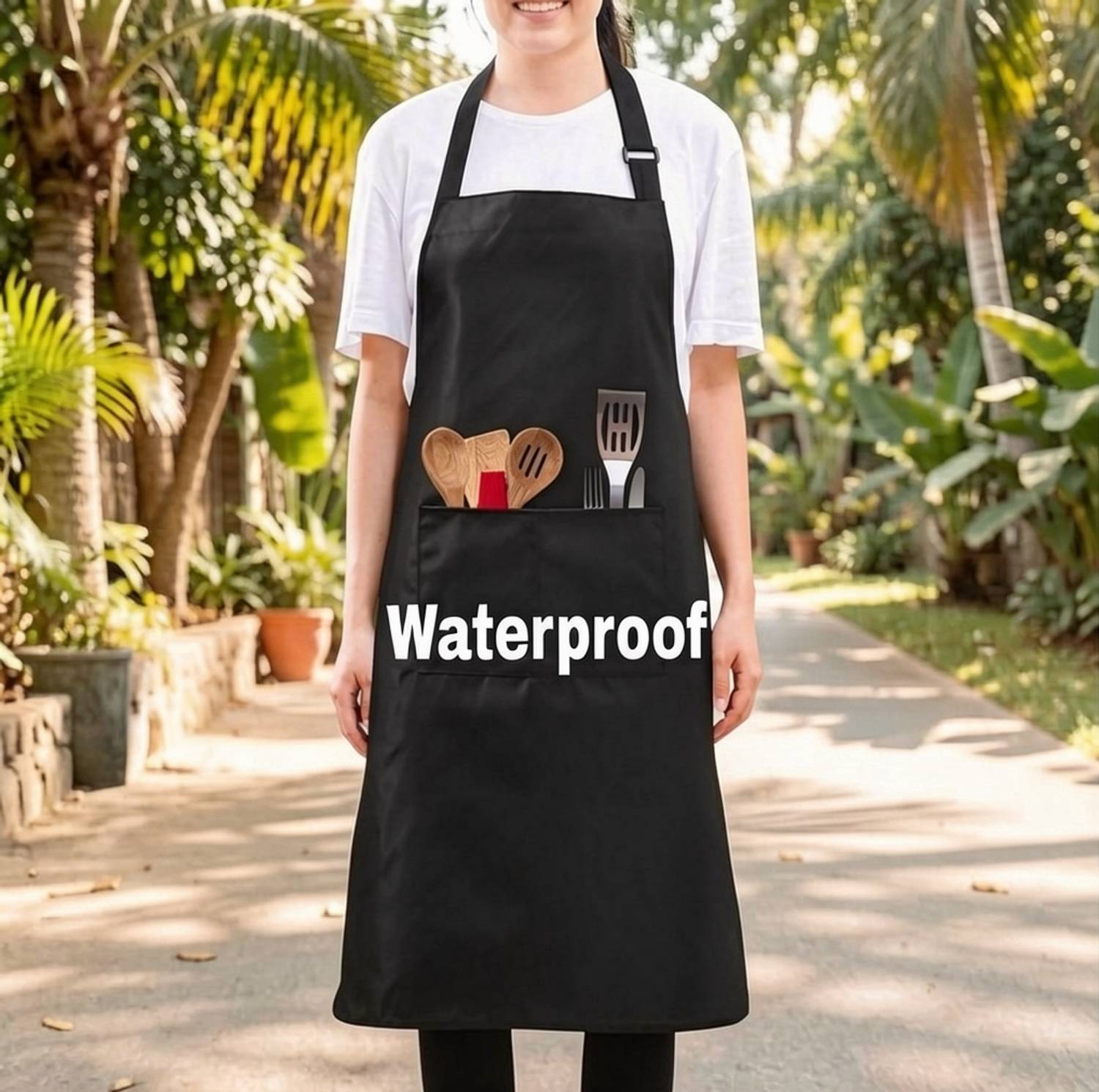 AIKOZIYA PVC Chef's Apron - XL