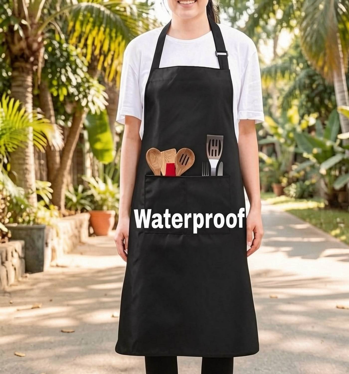 AIKOZIYA PVC Chef's Apron - XL
