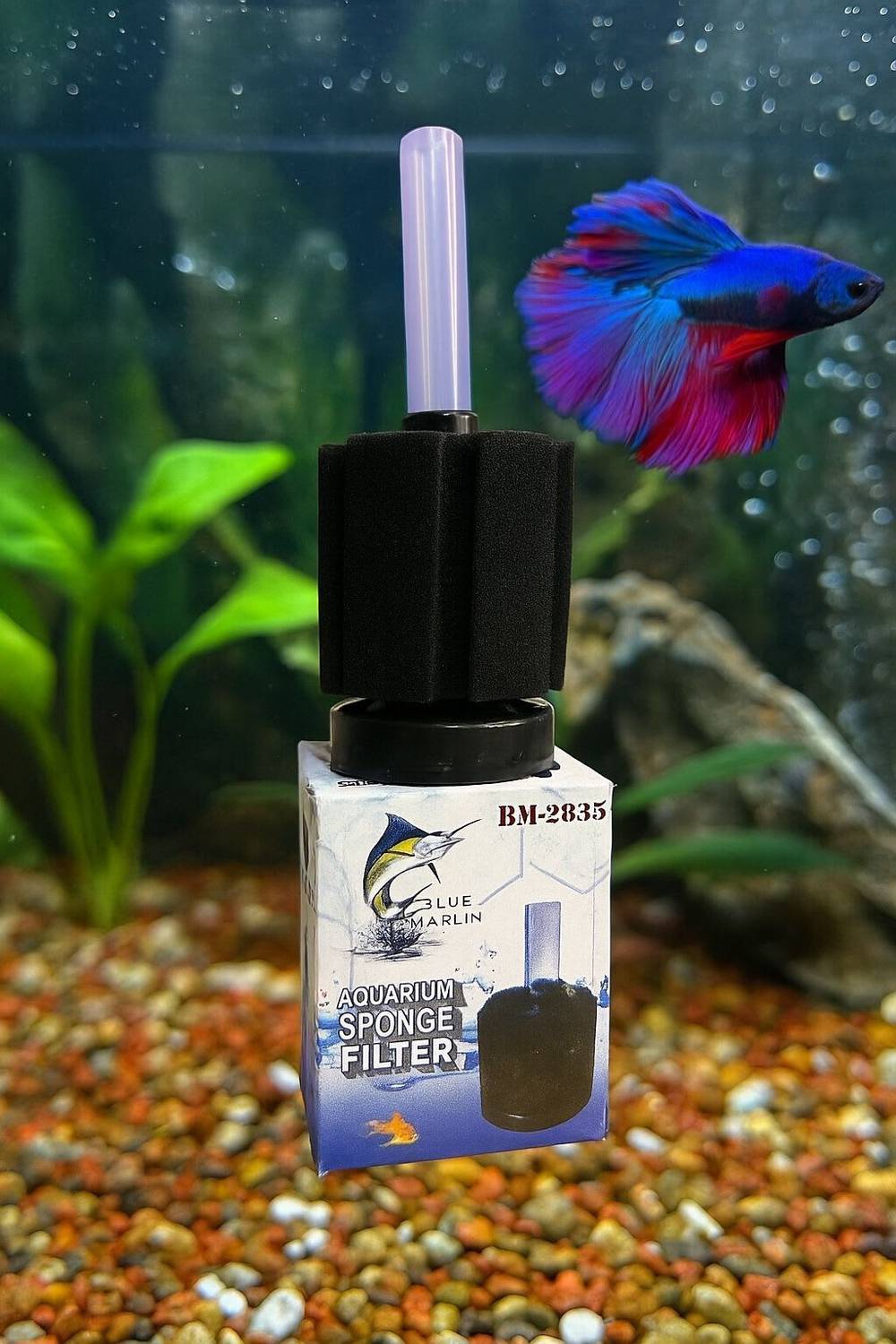 Blue Marlin BM 2835 Black Sponge Aquarium Filter