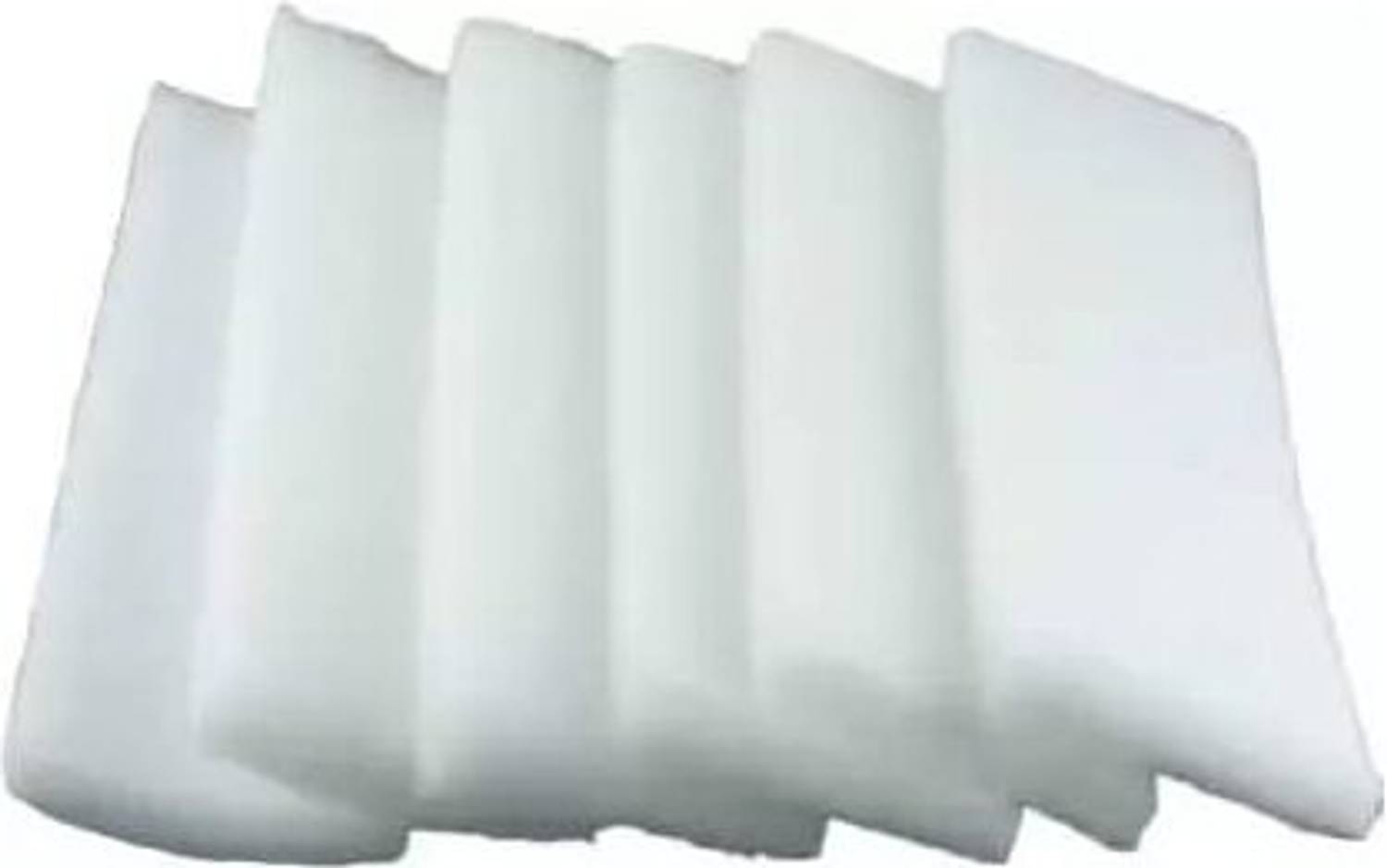 Aquanature 6 in 1 Biochemical Filter Sponge Fine Filter Pad for Fish Tank 6pcs(38x12x2cm) Sponge Aquarium Filter