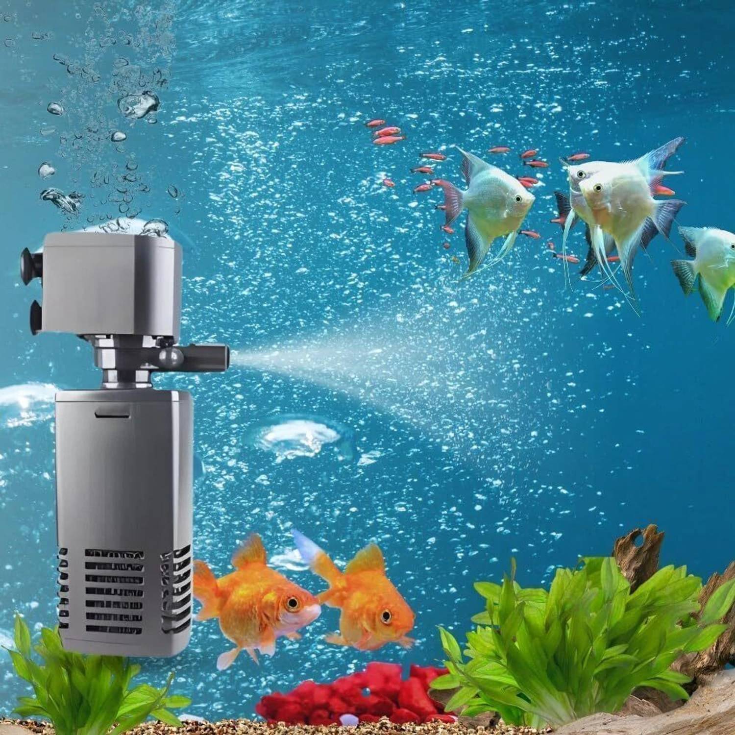 kickAt Aquarium 1000f Filter Pump - Image 1