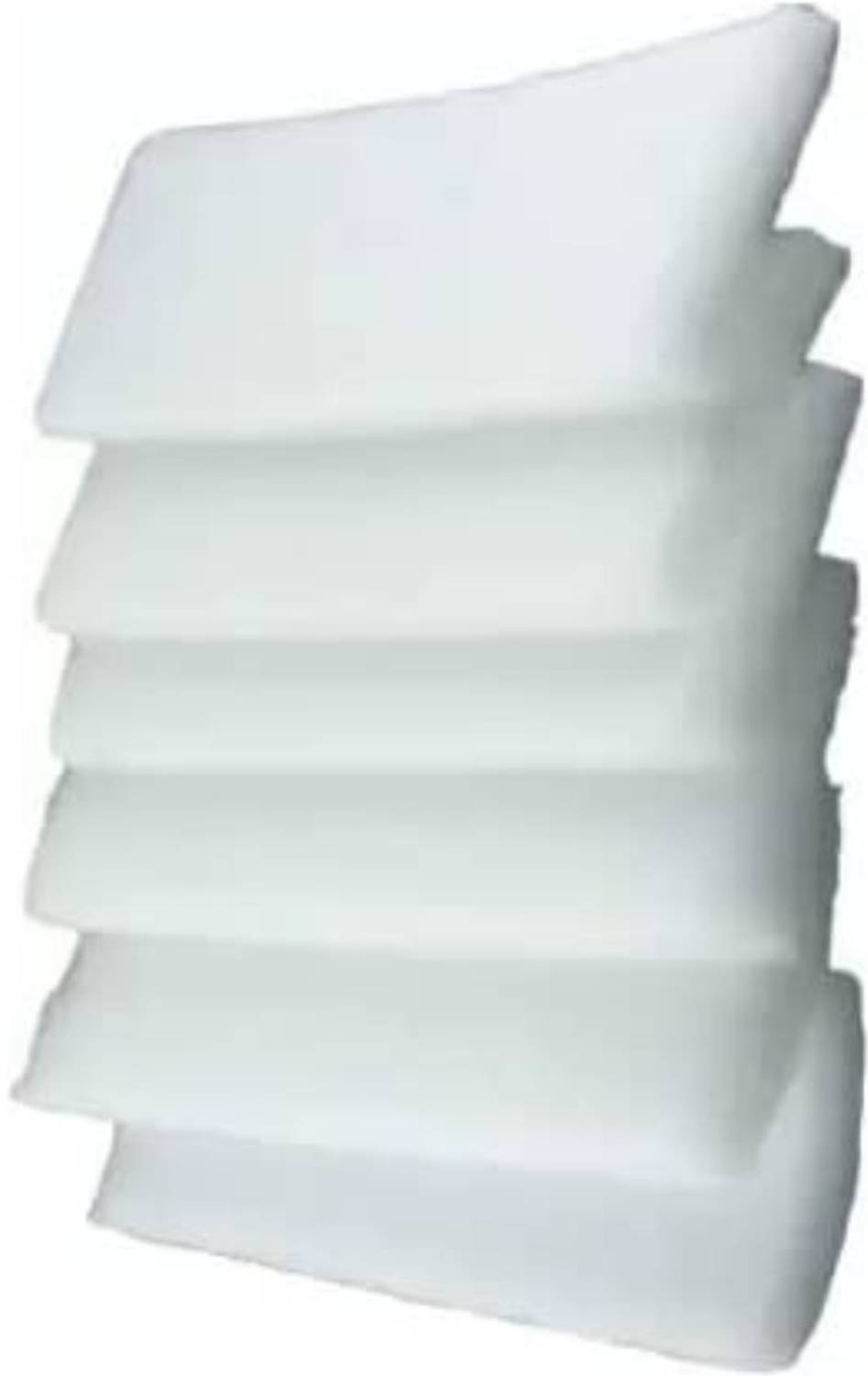 Aquanature 6 in 1 Biochemical Filter Sponge Fine Filter Pad for Fish Tank 6pcs(38x12x2cm) Sponge Aquarium Filter