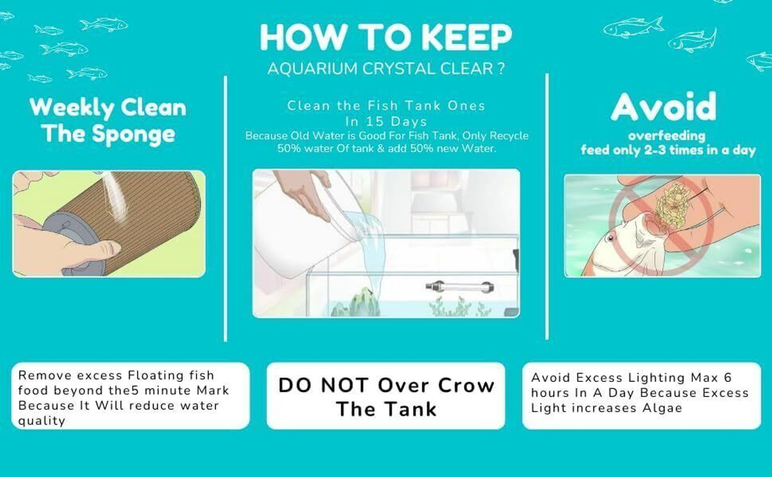 Image of kickAt Aquarium PREMIUM Filter Pump 3 in 1 High Power Oxygen Filteration System 1000f Power Aquarium Filter