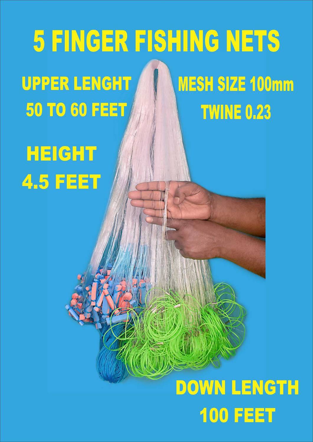 Barsha Fishing Nets 5 finger fishing nets Fishing Net