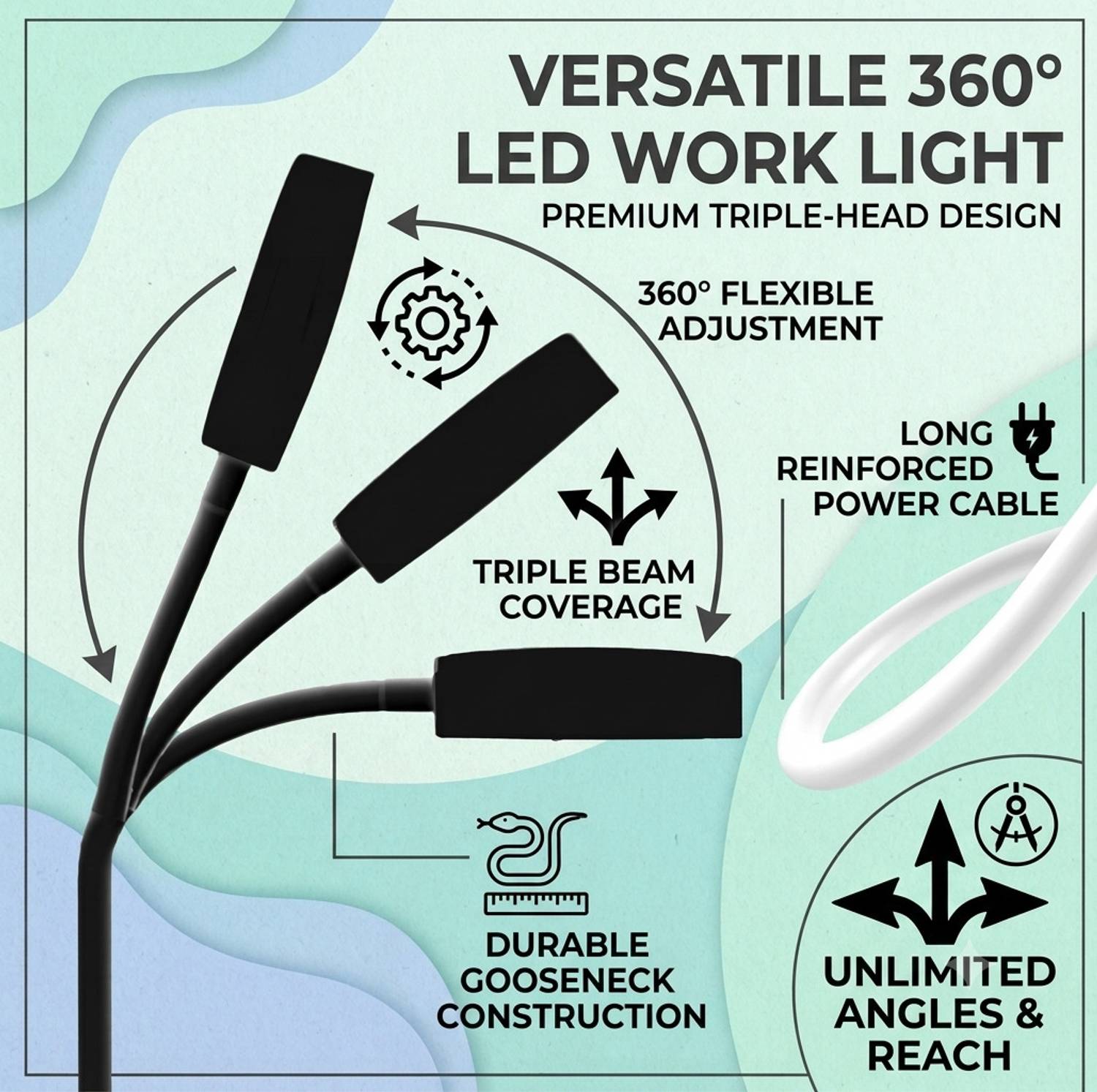 Mermaid Aqua White LED Aquarium Light - Image 3