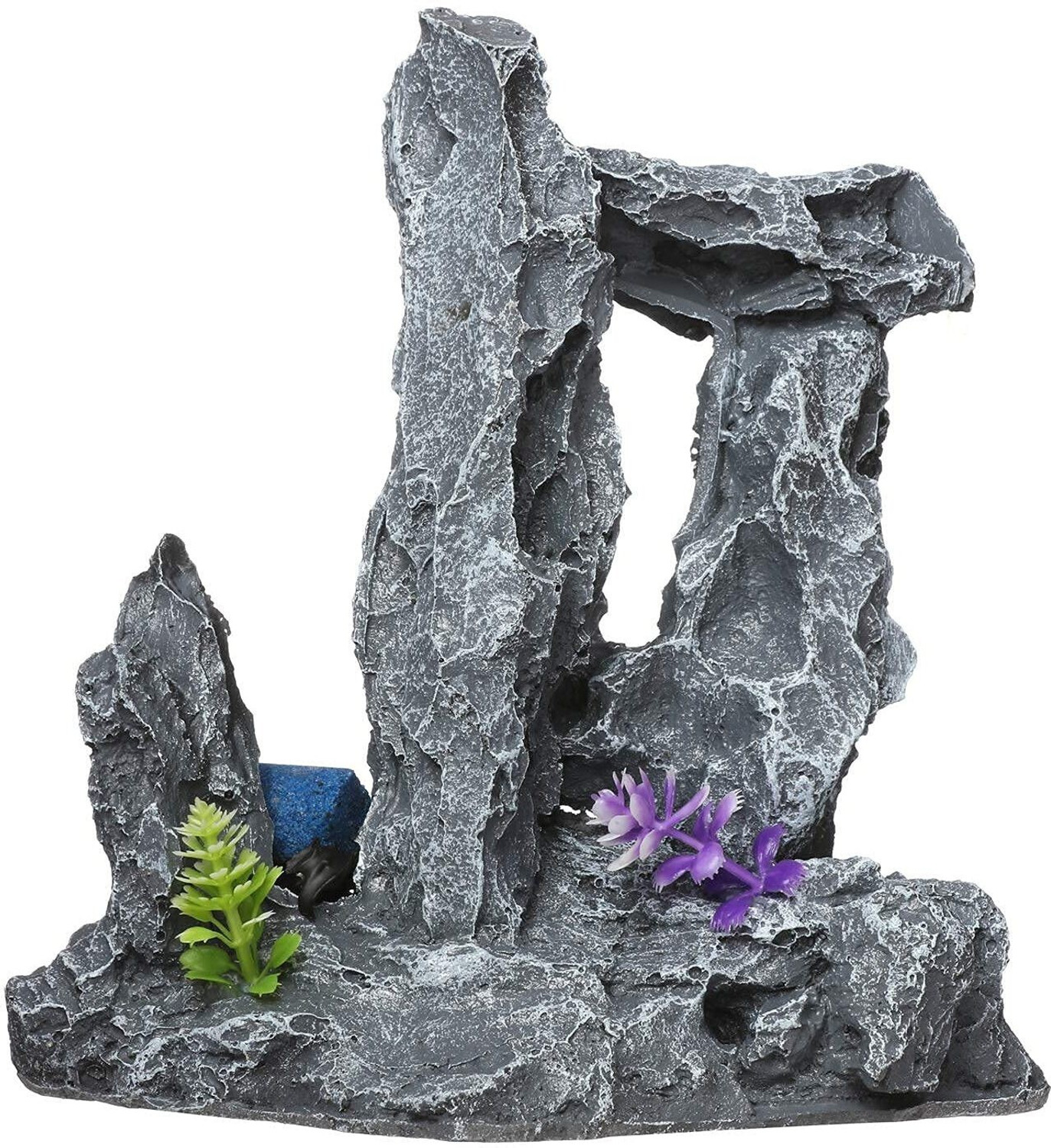 Image of Gaurvi Enterprises Rock Stand Stone Aquarium Decoration Ornaments /Toy for Fish Tank Aragonite Unplanted Substrate