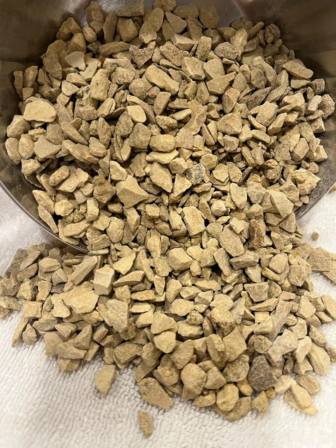 Image of Colour Stone Small Marble Chips Pebble Stones For Aquarium Home Garden Decor (Yellow, 450gm) Gravel Unplanted Substrate
