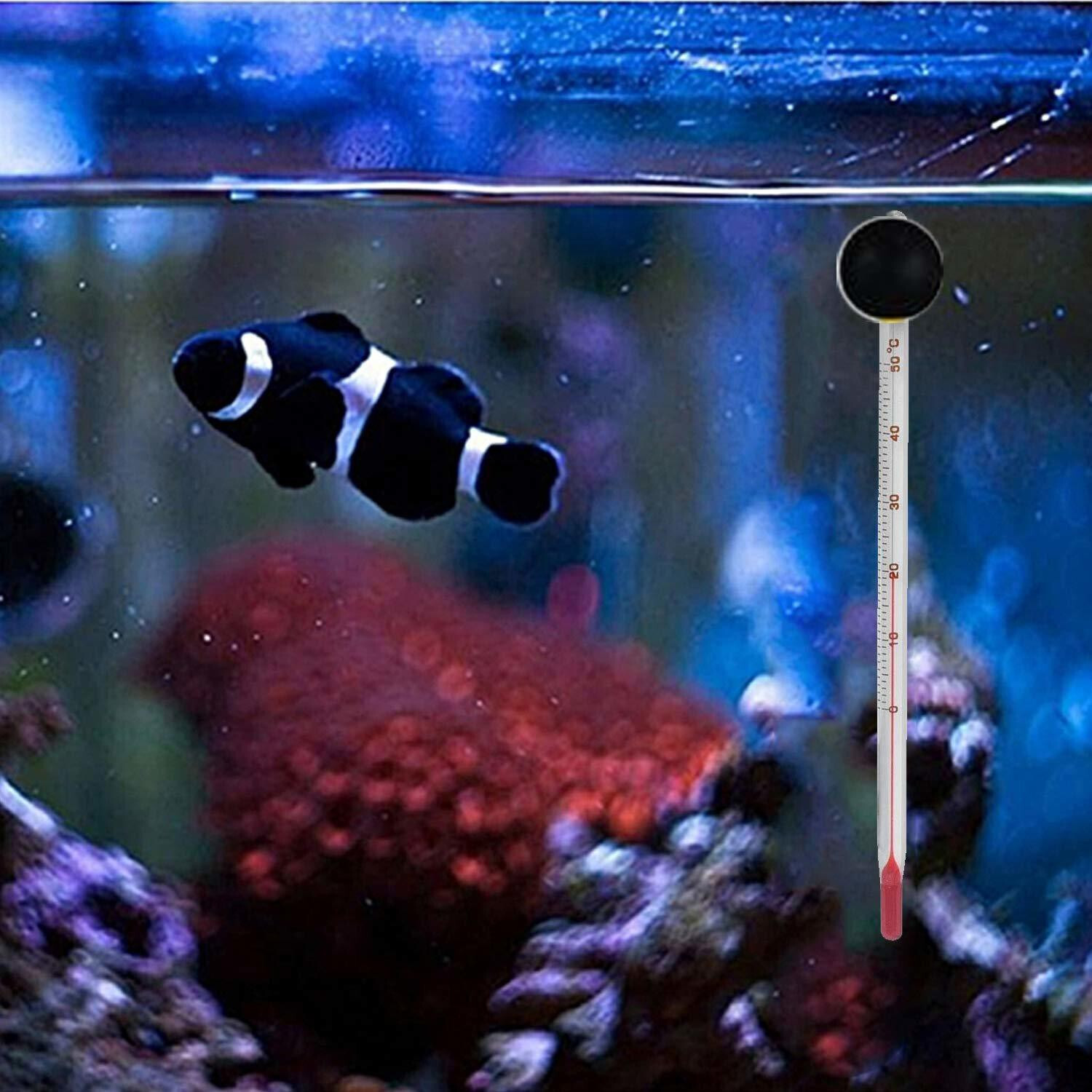 Image of Venus Aqua Aquarium Fish Tank Glass Suction Cup Thermometer Aquarium Thermometer