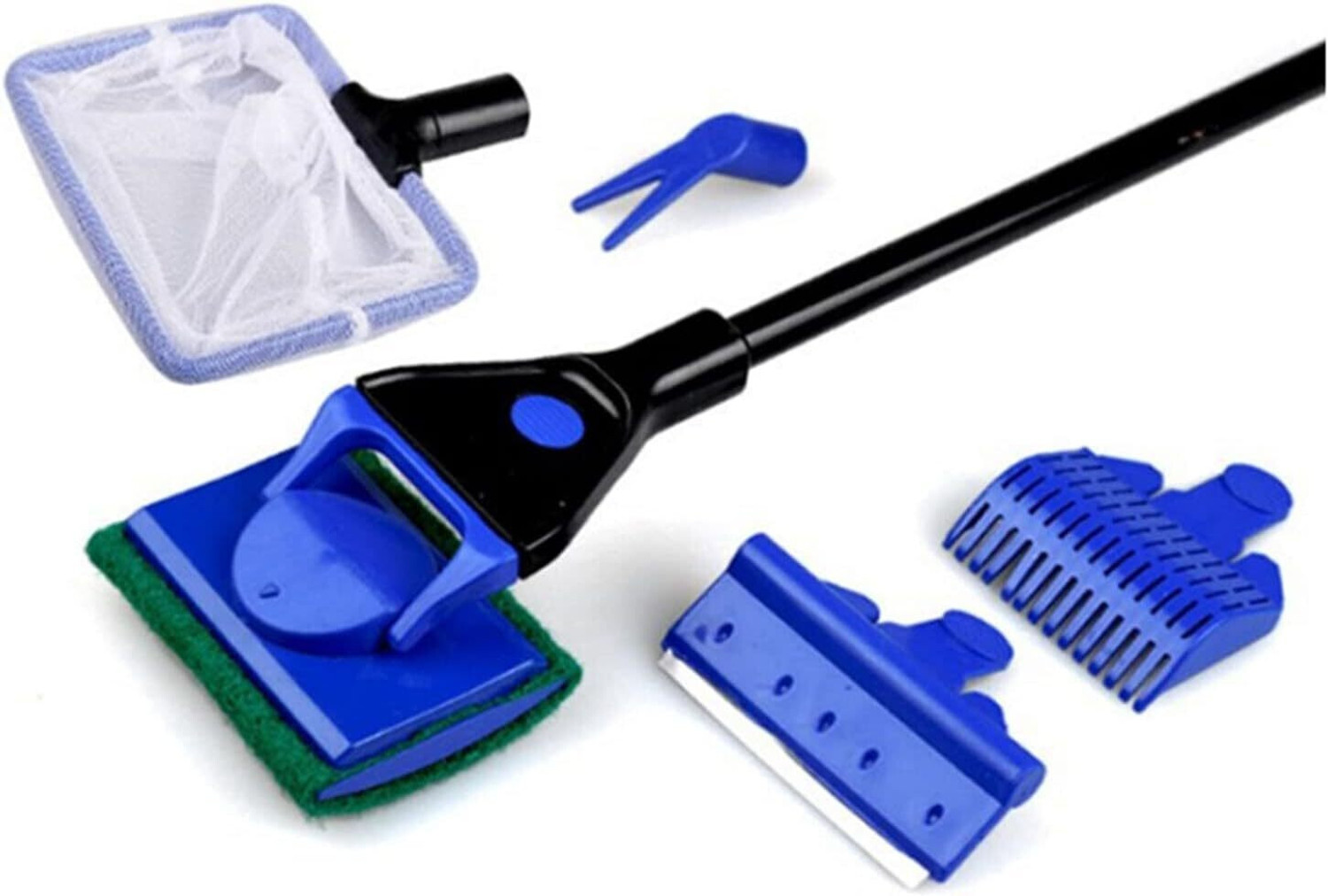 Image of Bluepet 5-in-1 Fish Tank Cleaning Kit for Aquarium Maintenance Aquarium Tool
