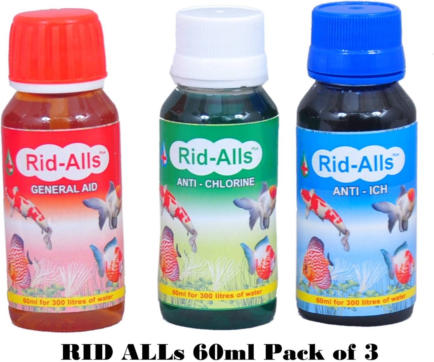 ALLYAQUA RID ALLs 60ml Pack of 3 Aquatic Plant Fertilizer