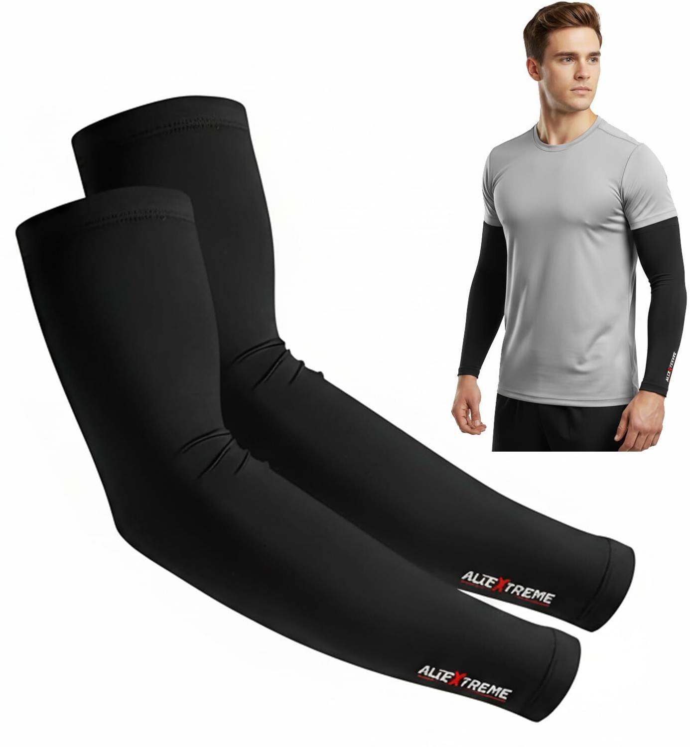 ALLEXTREME Cotton Arm Sleeve For Men & Women