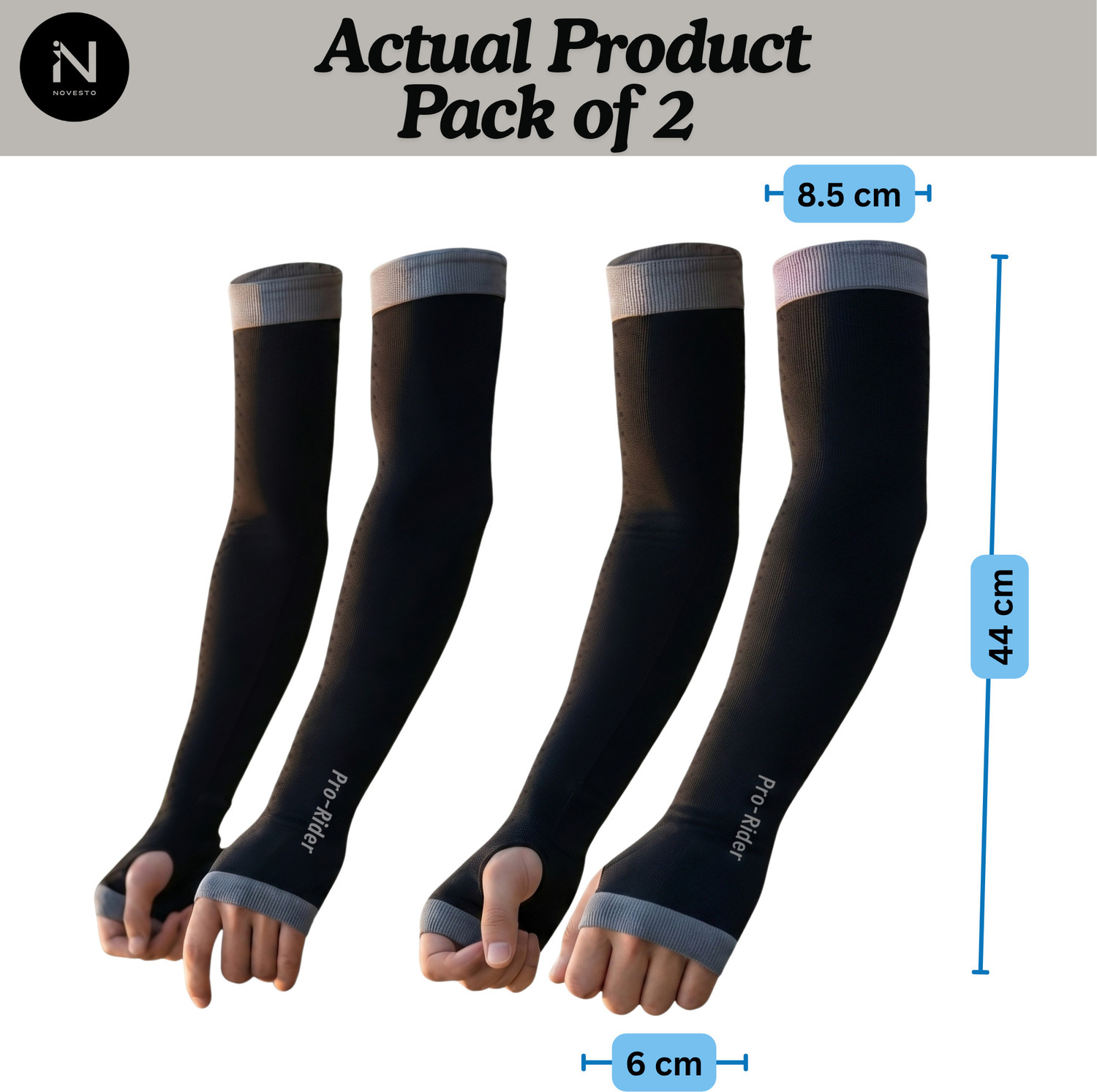 Image of Orvax Polyester Arm Sleeve For Men & Women