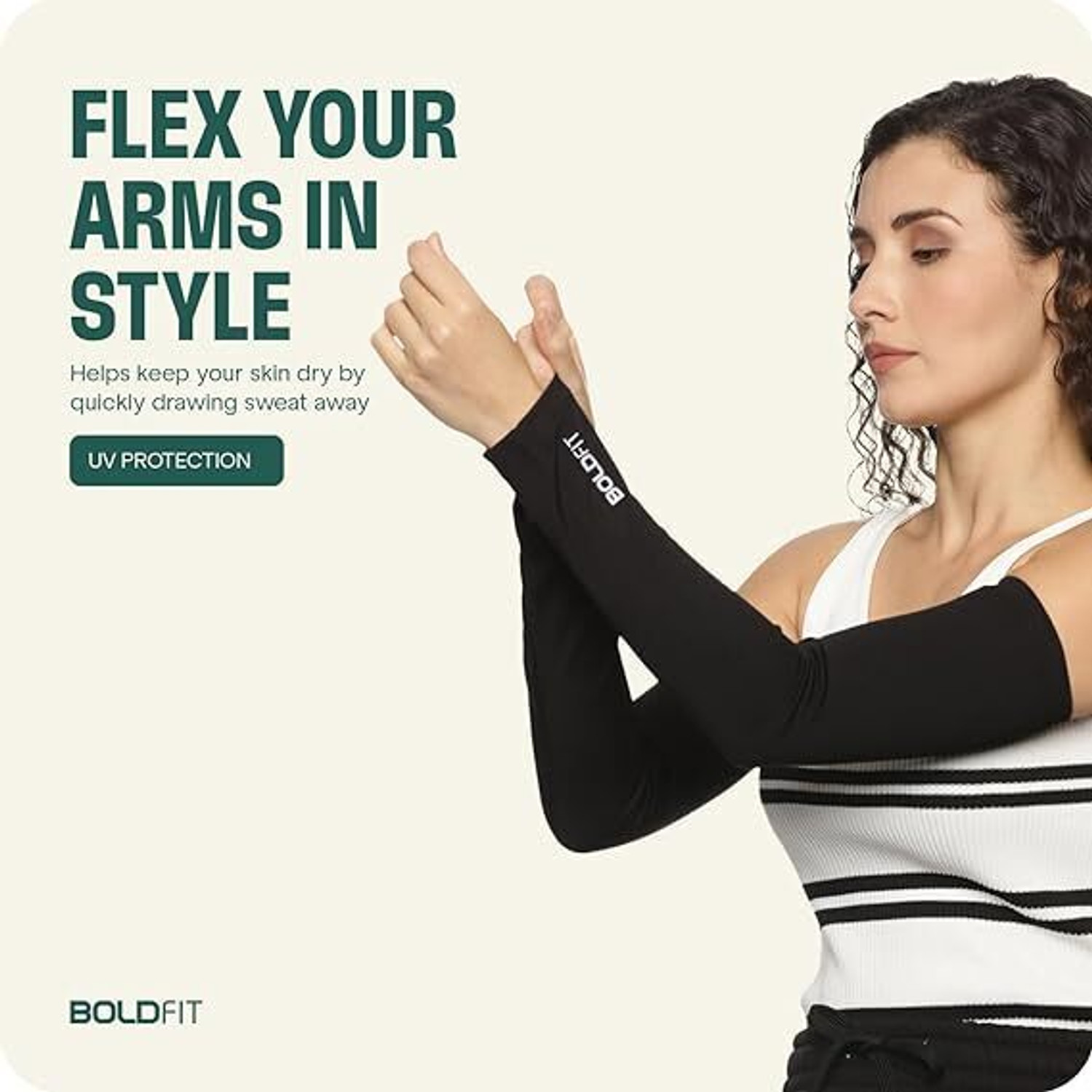 Image of BOLDFIT CLOTHING Polyester Arm Sleeve For Men & Women