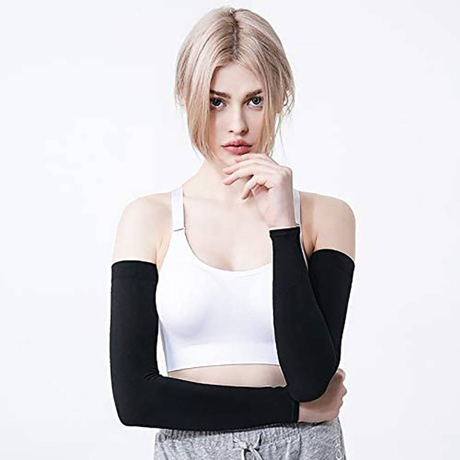 Apastra Nylon Arm Sleeve For Women