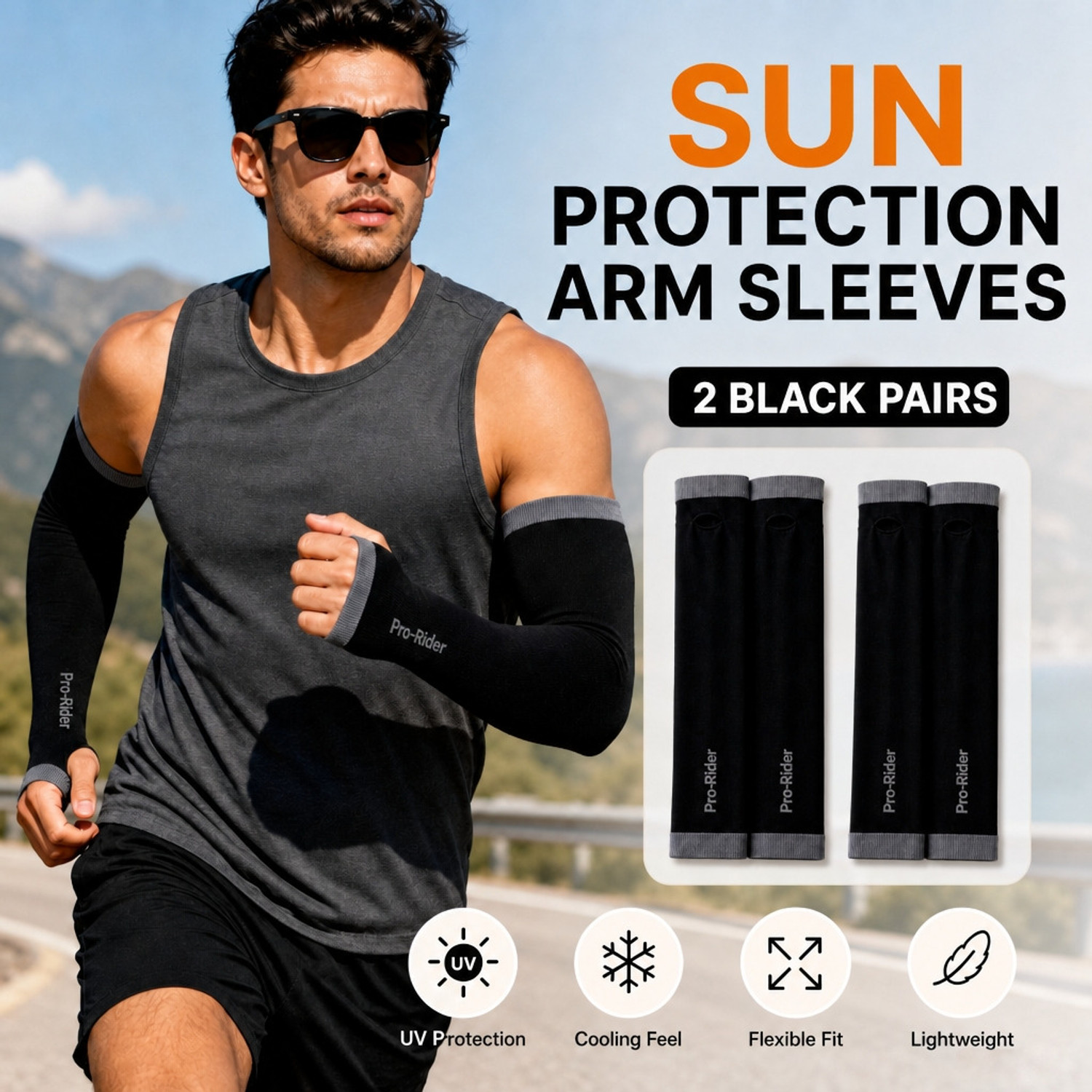 Image of SONASSSS Cotton Arm Sleeve For Men