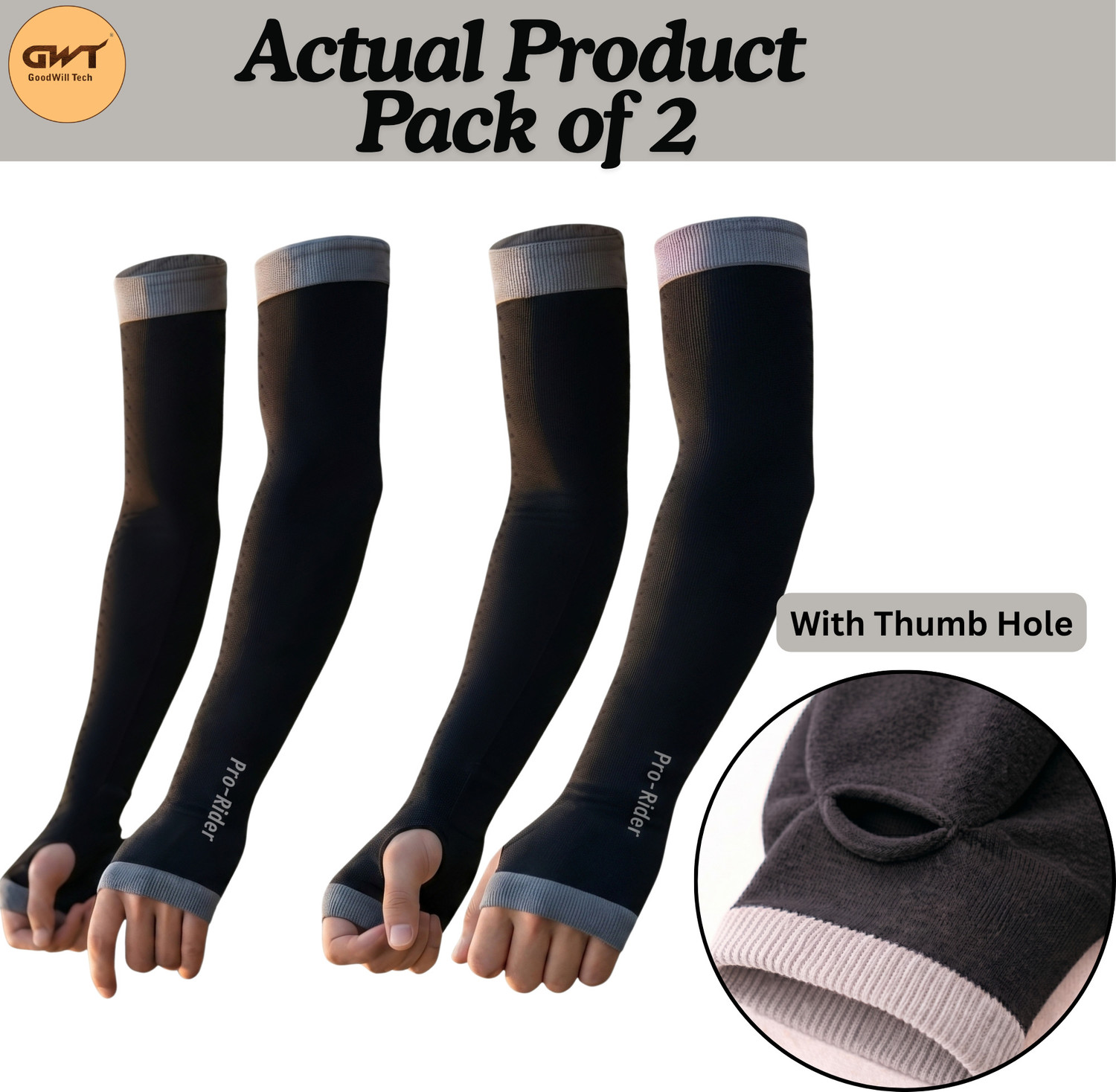 Image of Boldfit Athleisure Nylon Arm Sleeve For Men & Women