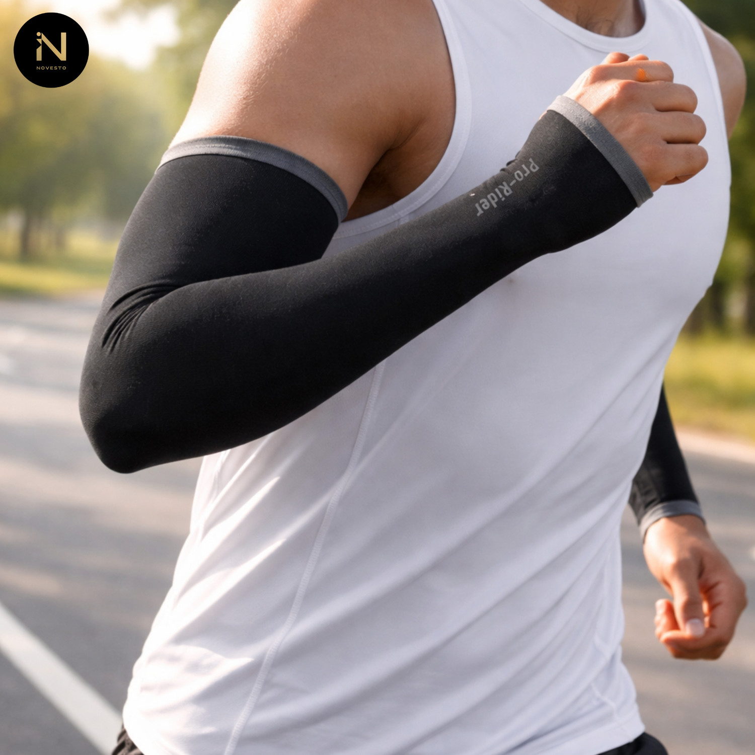 Image of Orvax Polyester Arm Sleeve For Men & Women