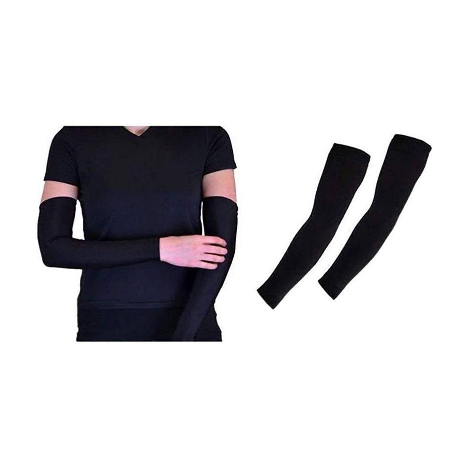 Adnate Elbow Guard Hand Gloves Arm Sleeves Gym Sports Gloves for Sun Burn Driving Gloves