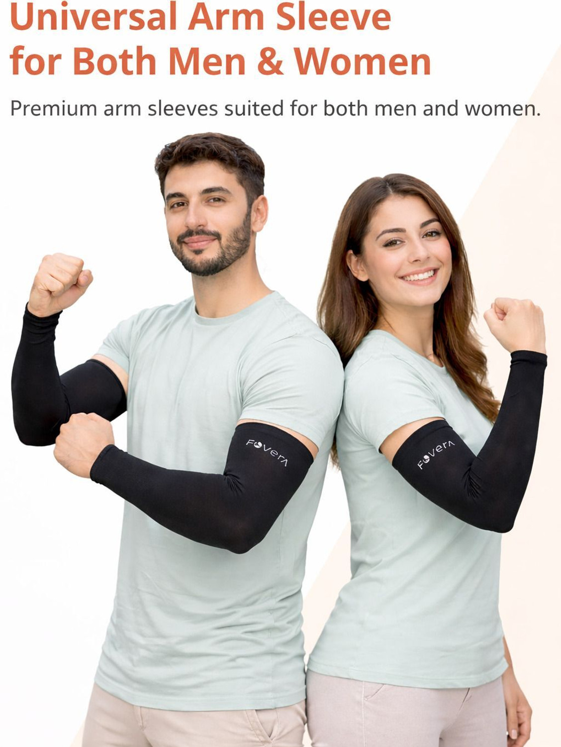 Image of FOVERA Polyester Arm Sleeve For Men & Women