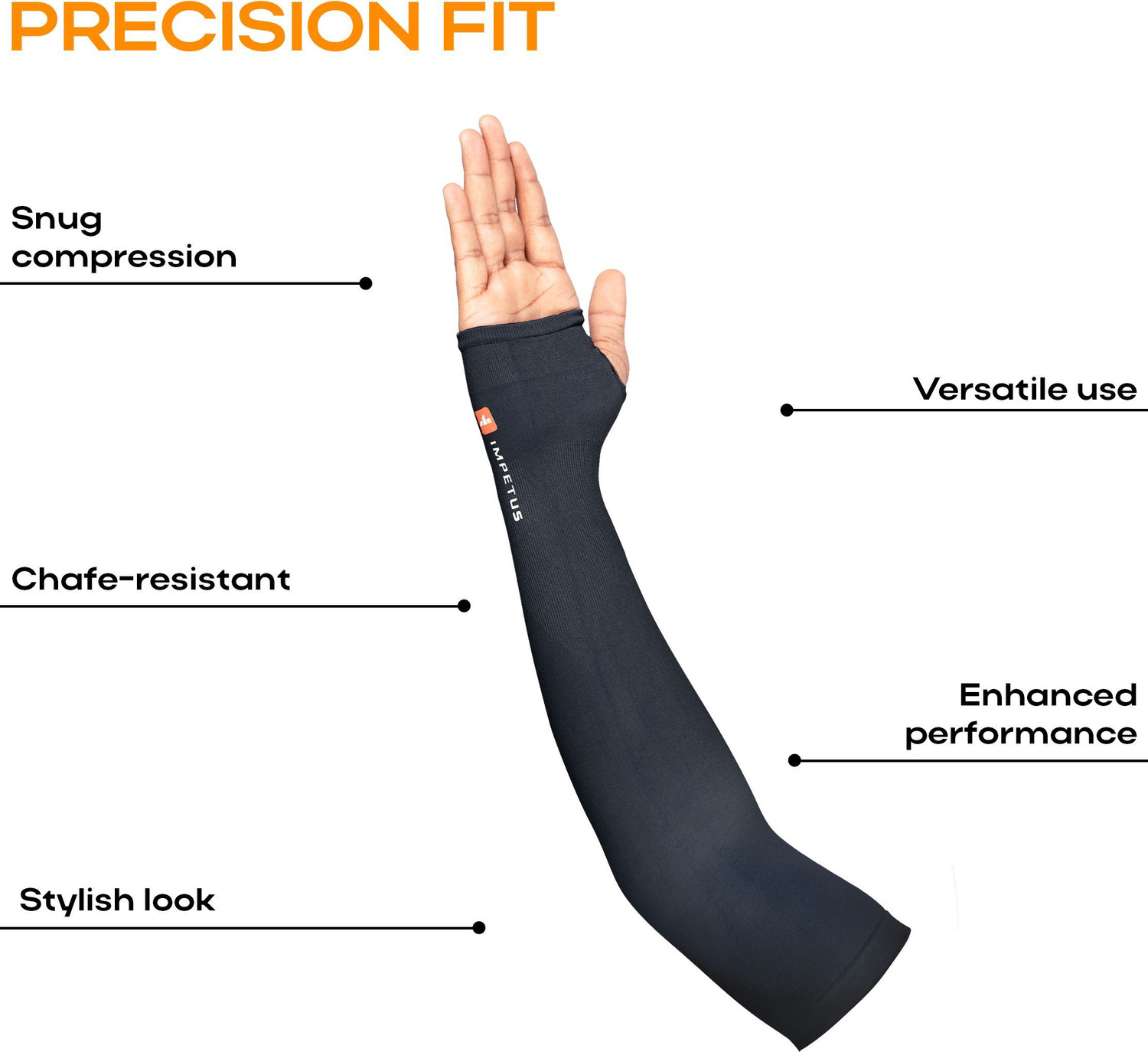 Image of IMPETUS Nylon Arm Sleeve For Men & Women