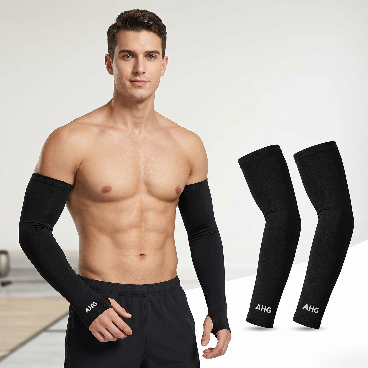 Image of Orvax Polyester Arm Sleeve For Men & Women