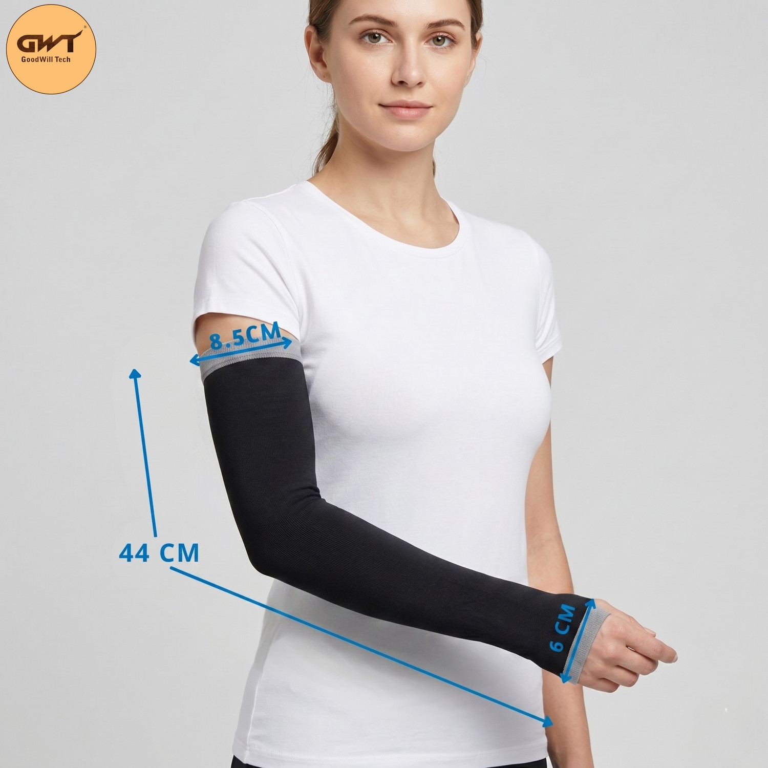 Image of Boldfit Athleisure Nylon Arm Sleeve For Men & Women