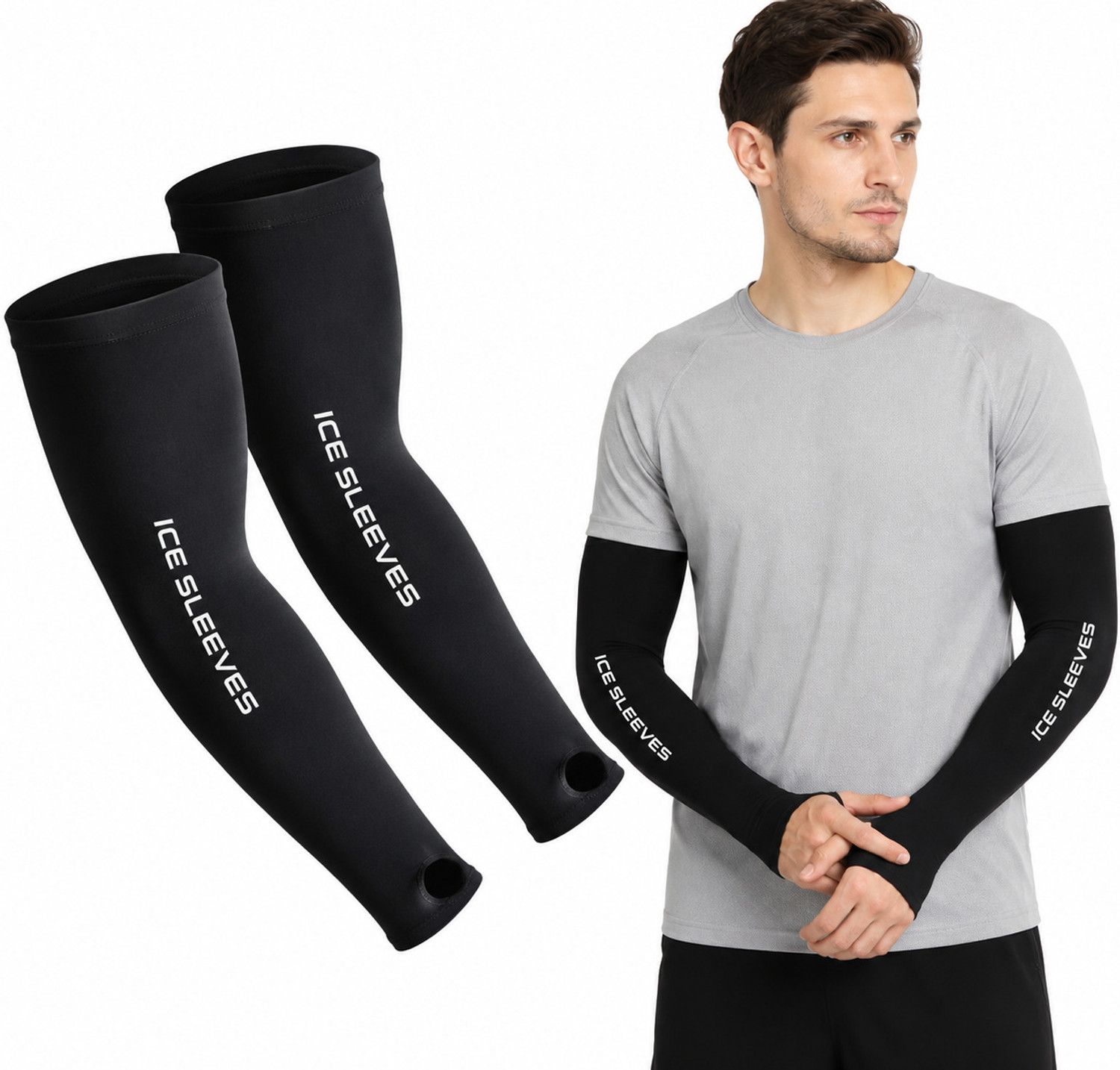 Image of primepeak Nylon Arm Sleeve For Men & Women
