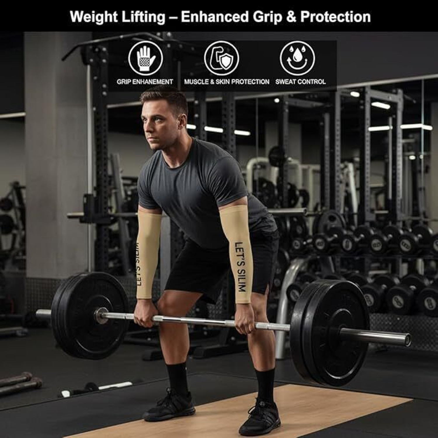 Image of Brrf Nylon Arm Sleeve For Men & Women