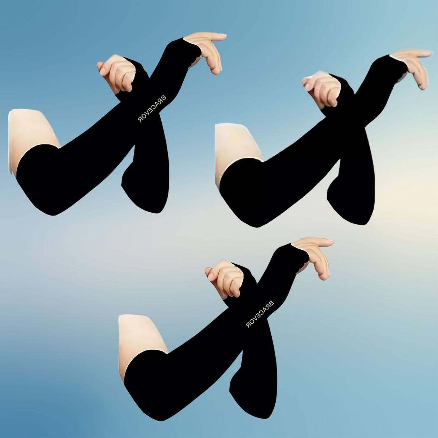 Bracevor Unisex gloves Nylon Arm Warmer