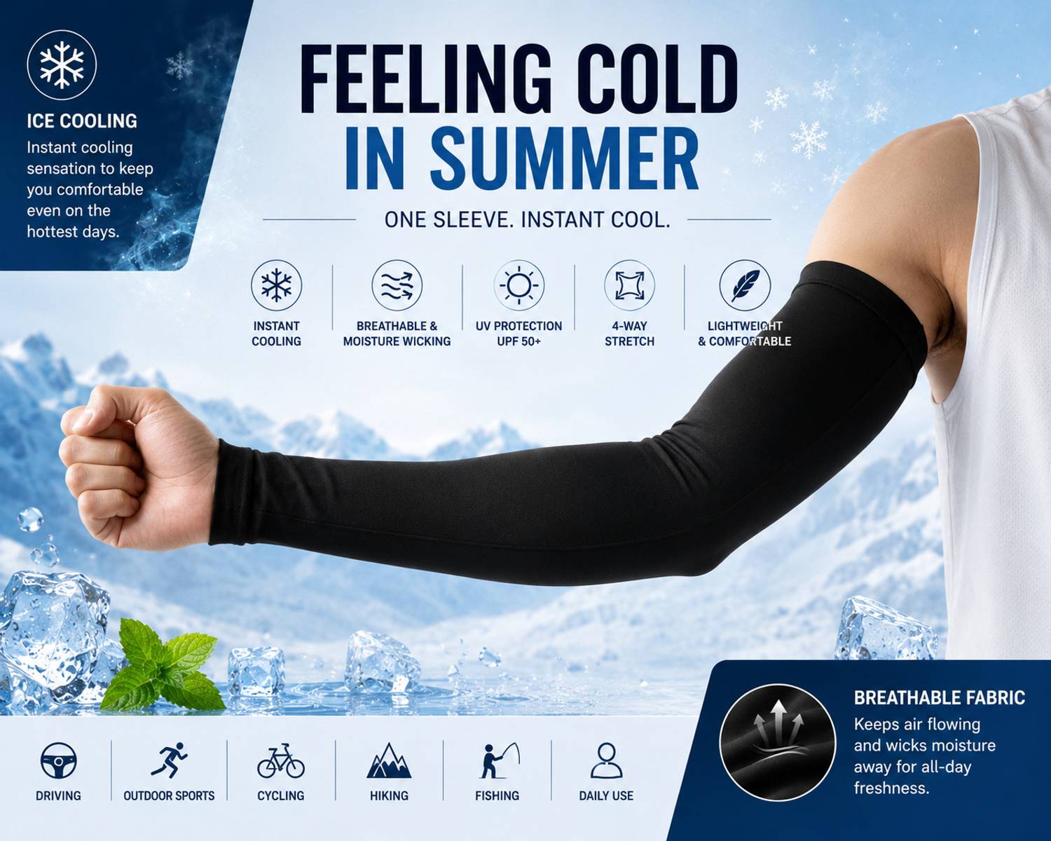 VGRONS Cotton Arm Warmer PkQ560 - Image 2