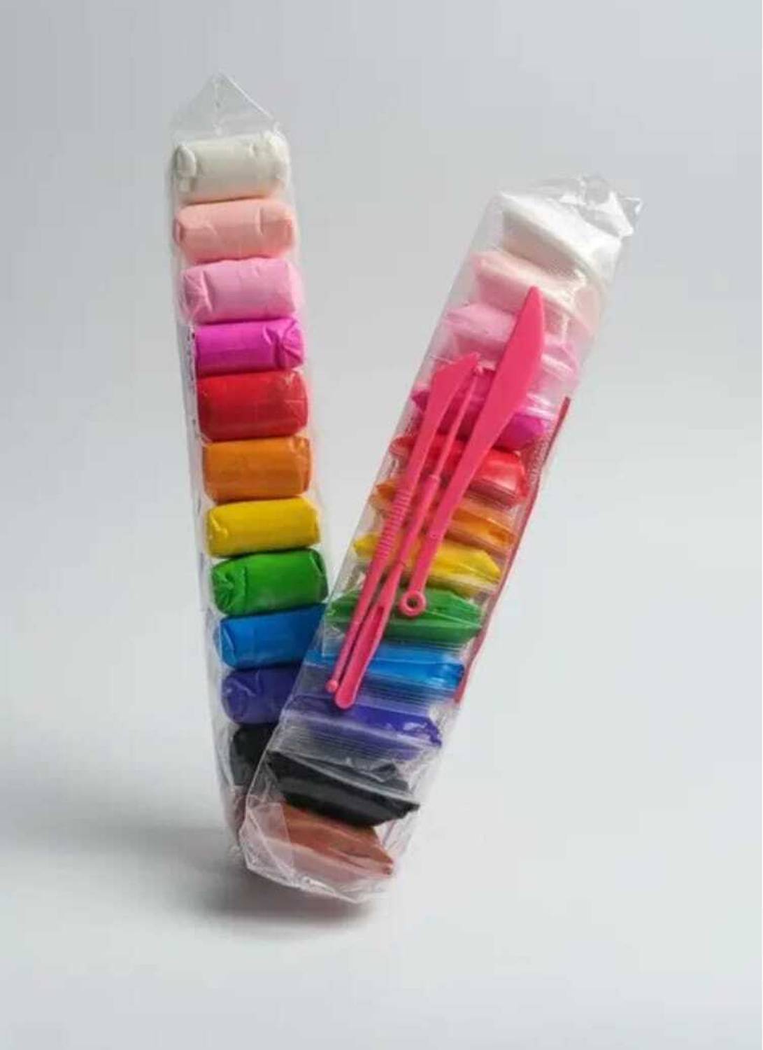 AKRIAFT Soft Clay 24 Set Multicolor for Kids | Air Dry Modeling Clay for Art & Craft Art Clay
