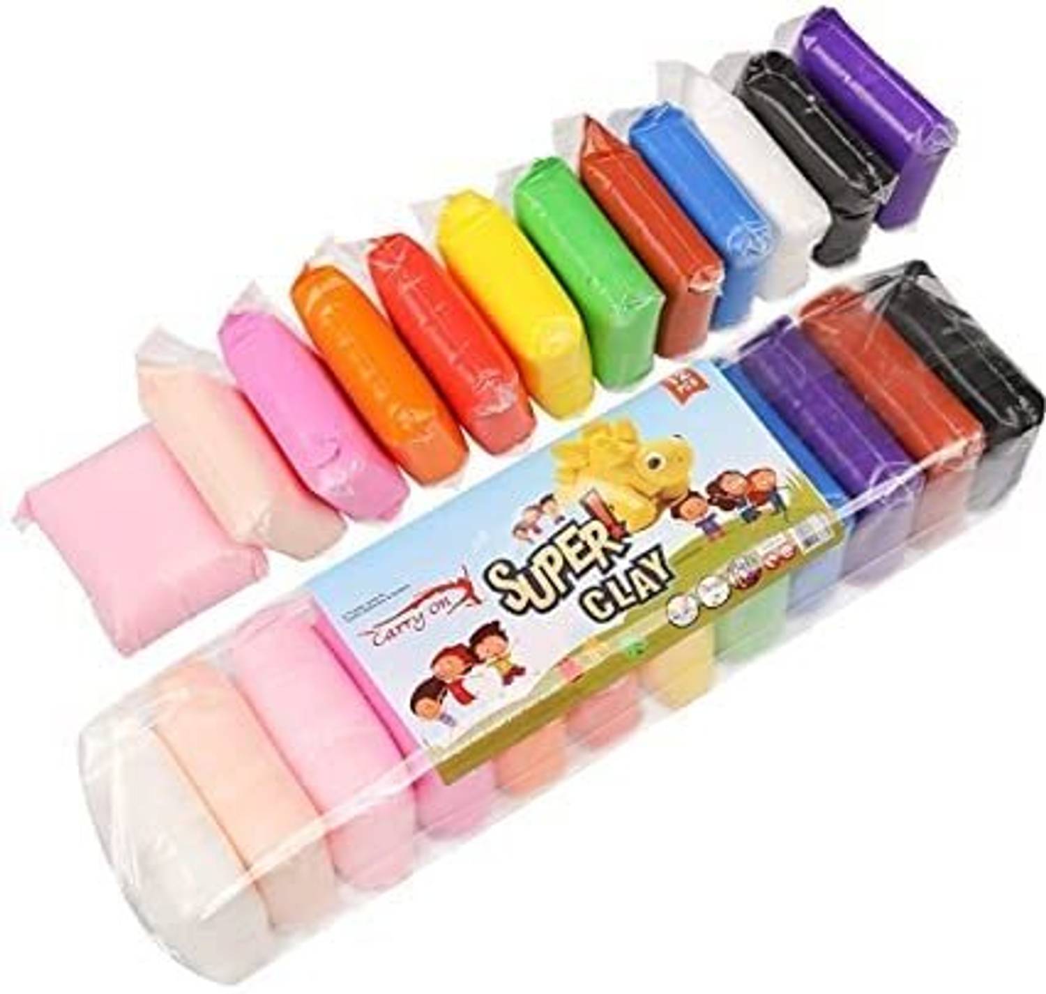Quenchua super clay set of 12 colours with tools Art Clay Price in