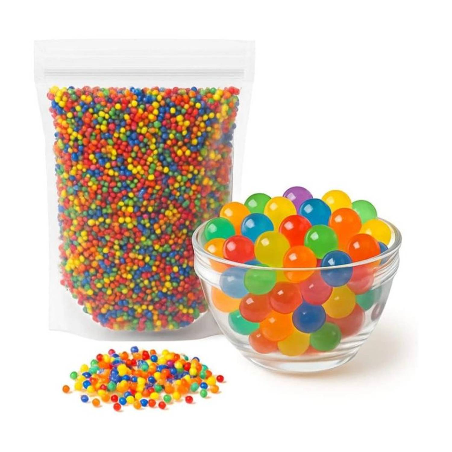 AKRIAFT Soft Orbeez Sensory Water Beads 20gm 1000+ Orbes