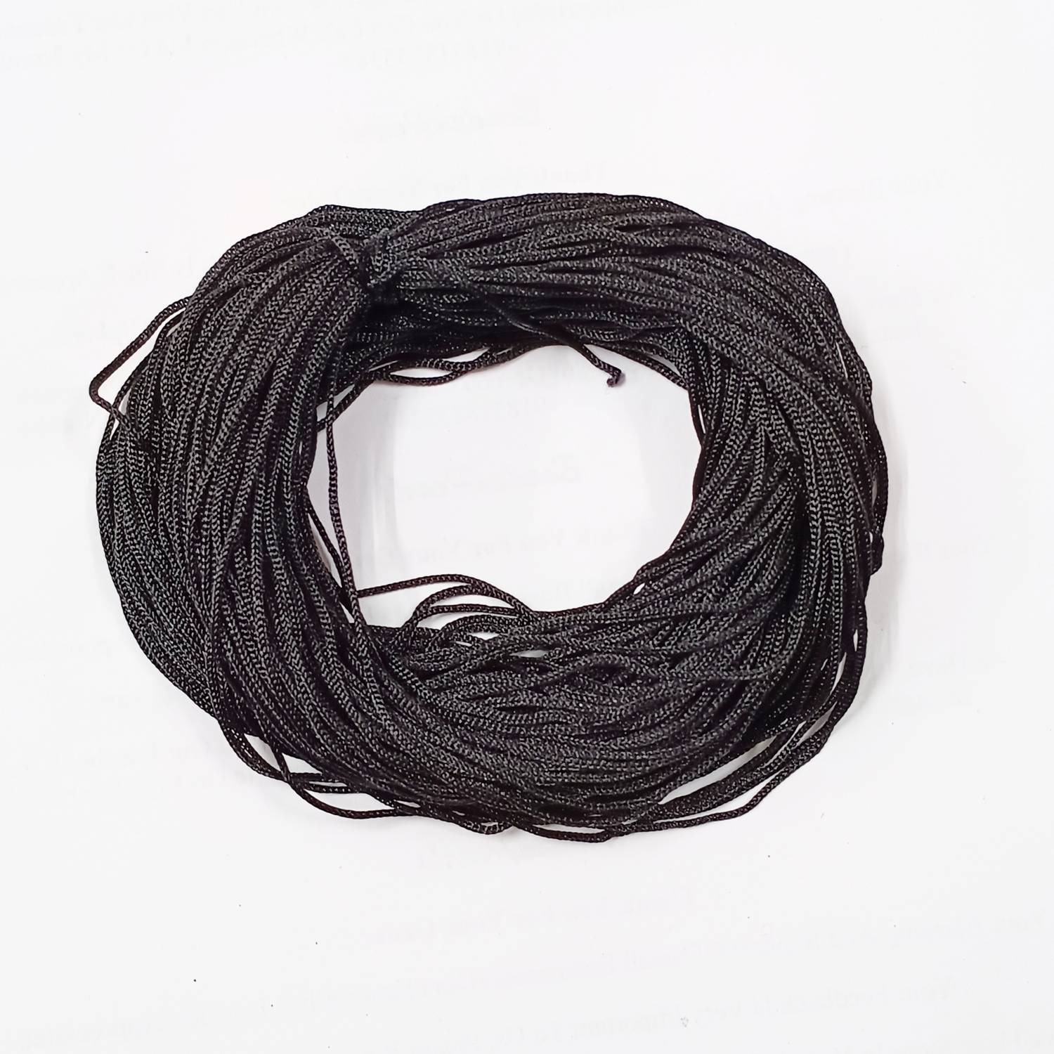 Beadsnpearls Black Thread Perfect for Bracelet And Jewelery Making,Arts and Crafts, DIY etc
